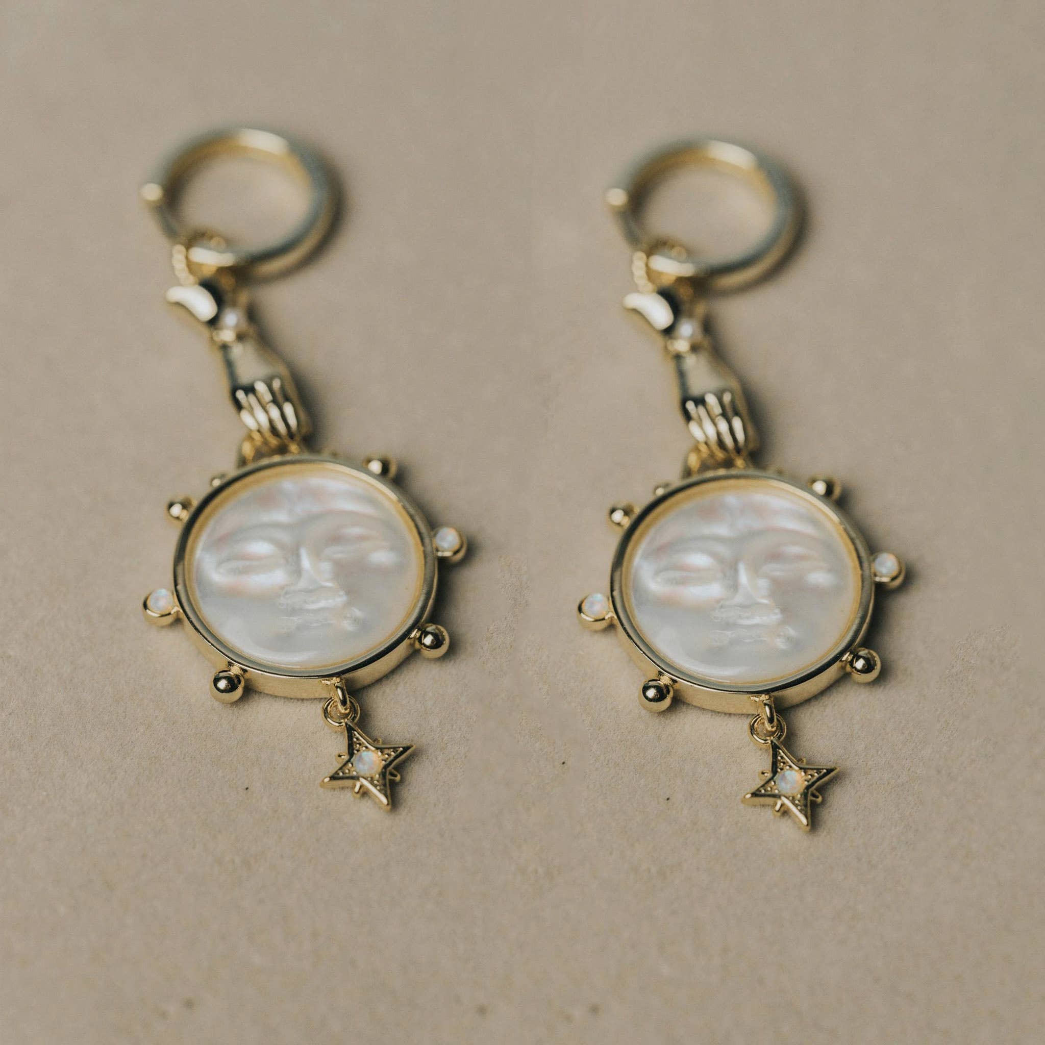 Umbra Dangle Huggie Earrings