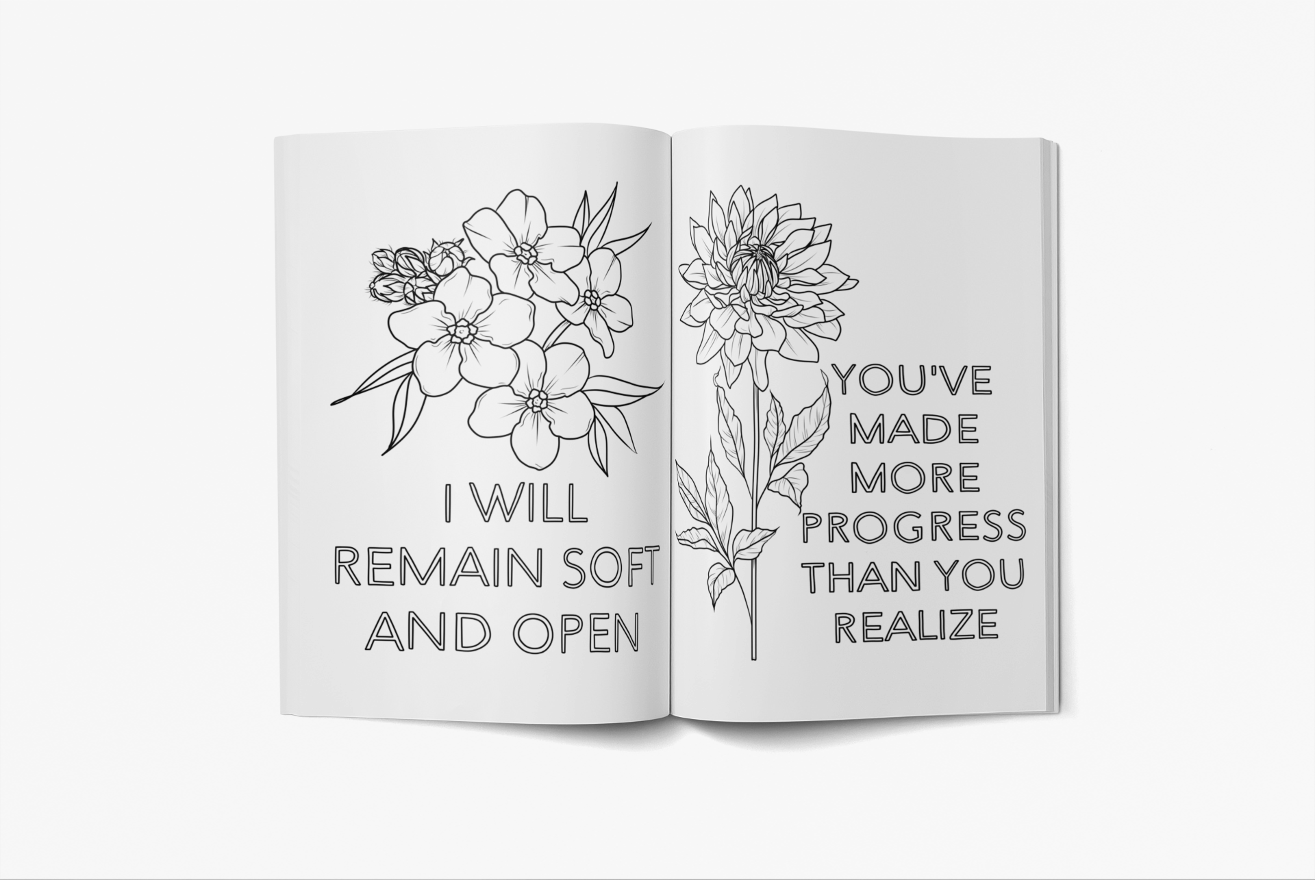 Tending Your Flowers: A Coloring Book for Self-Care - Out of the Blue