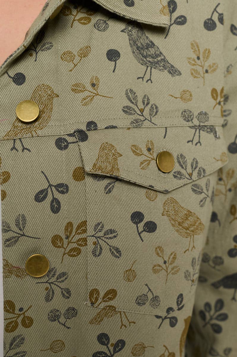 Bird Print Jacket