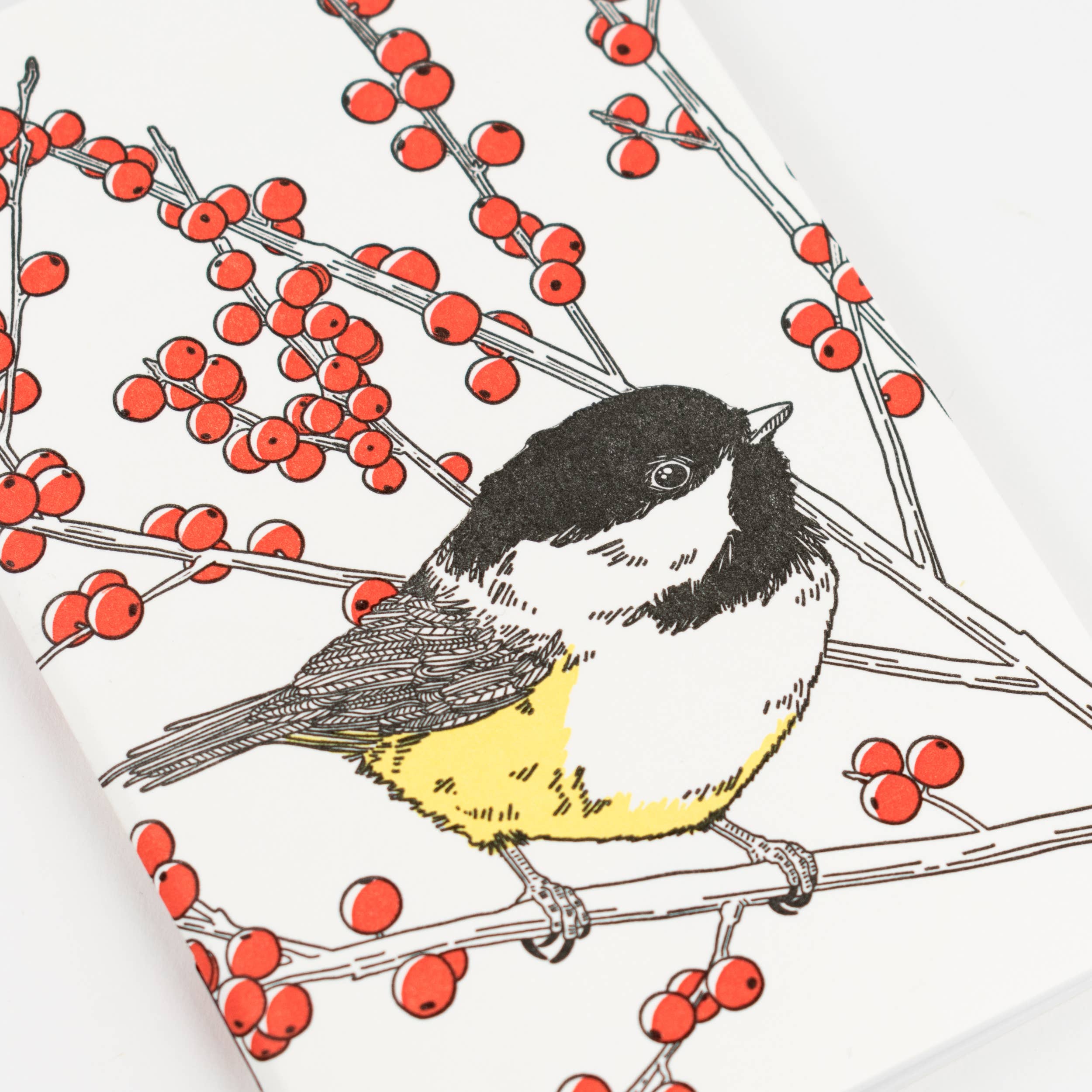 Black-capped Chickadee Pocket Notebook - West Coast Birds - Out of the Blue
