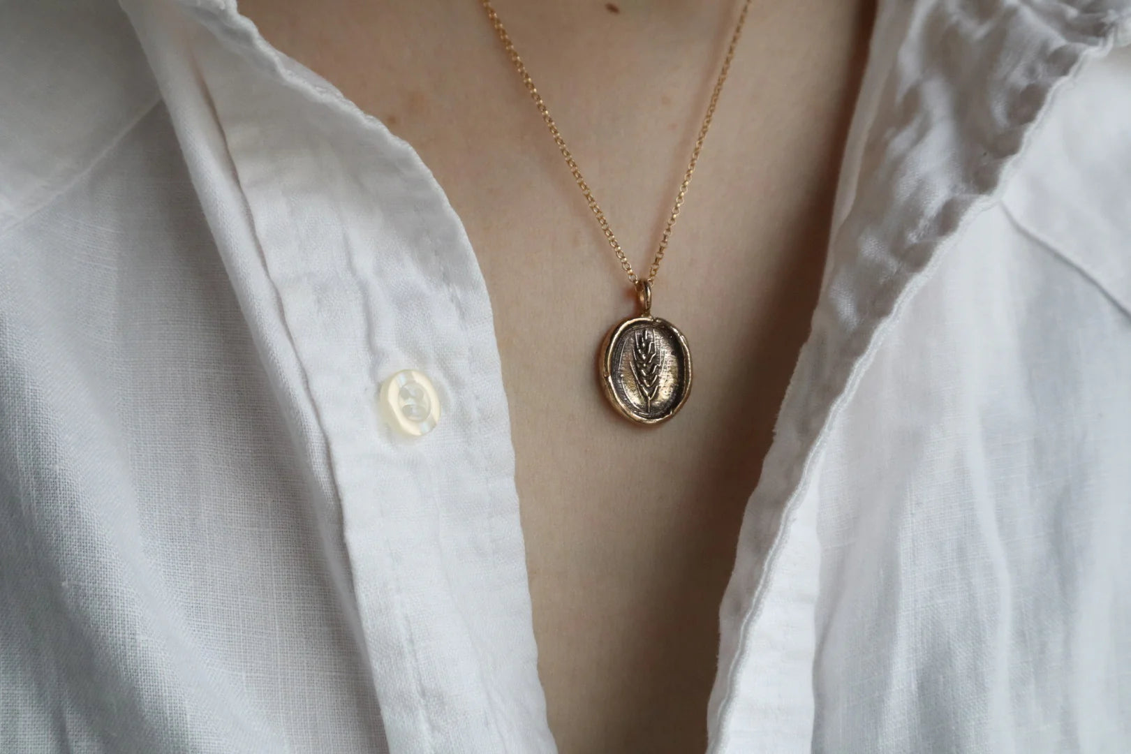 Mini Wheat Talisman - Out of the Blue