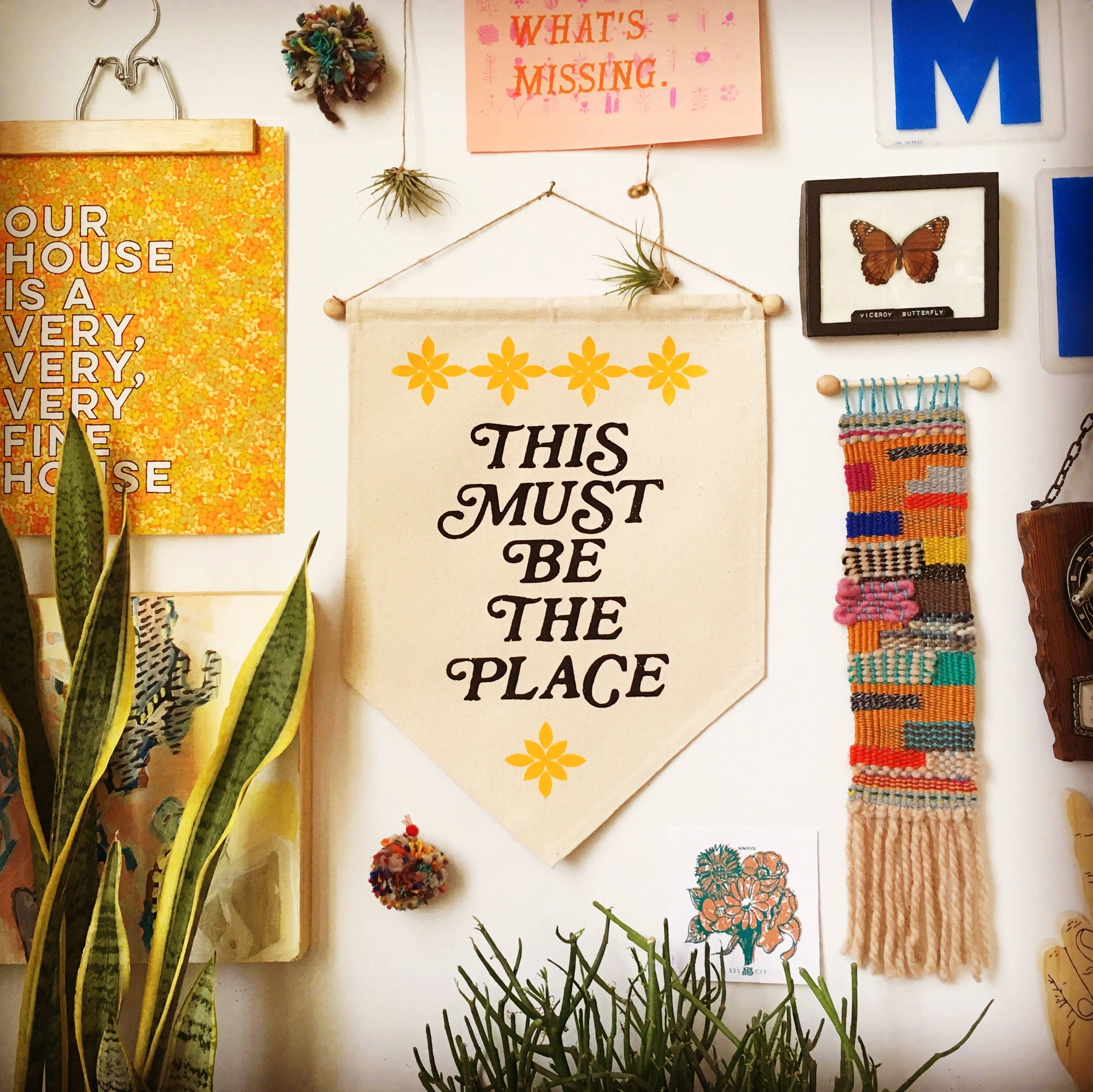 This Must Be The Place- Wall Banner - Out of the Blue