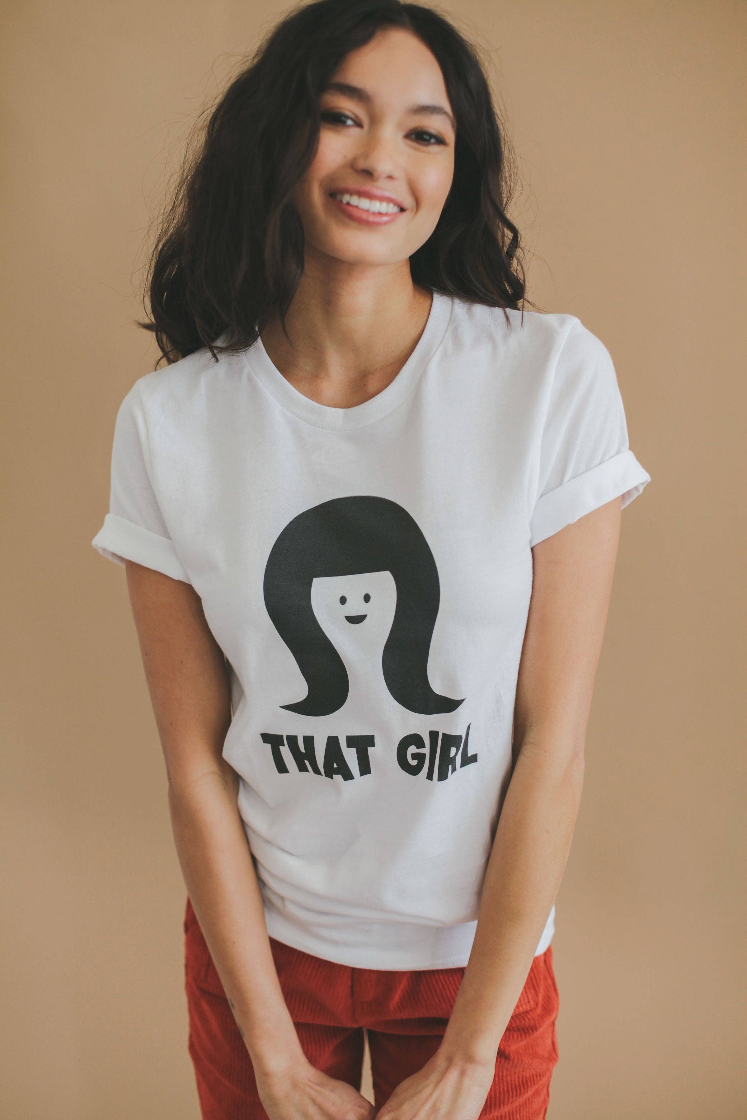 That Girl Throwback T-Shirt - Out of the Blue