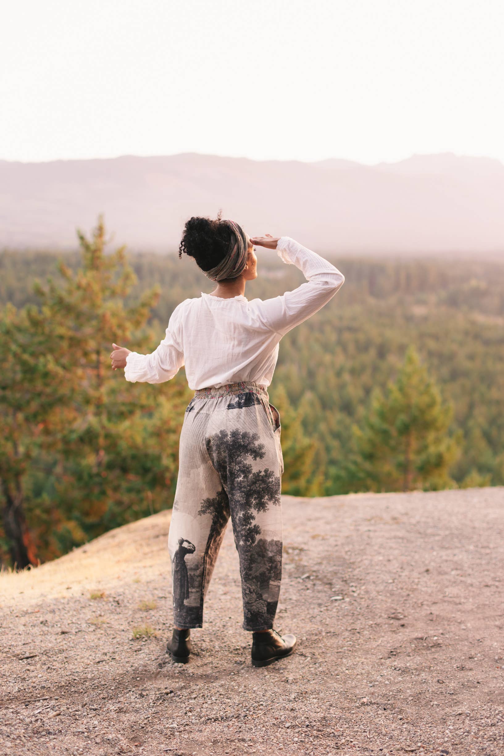 Still I Rise Artist Pant - Out of the Blue