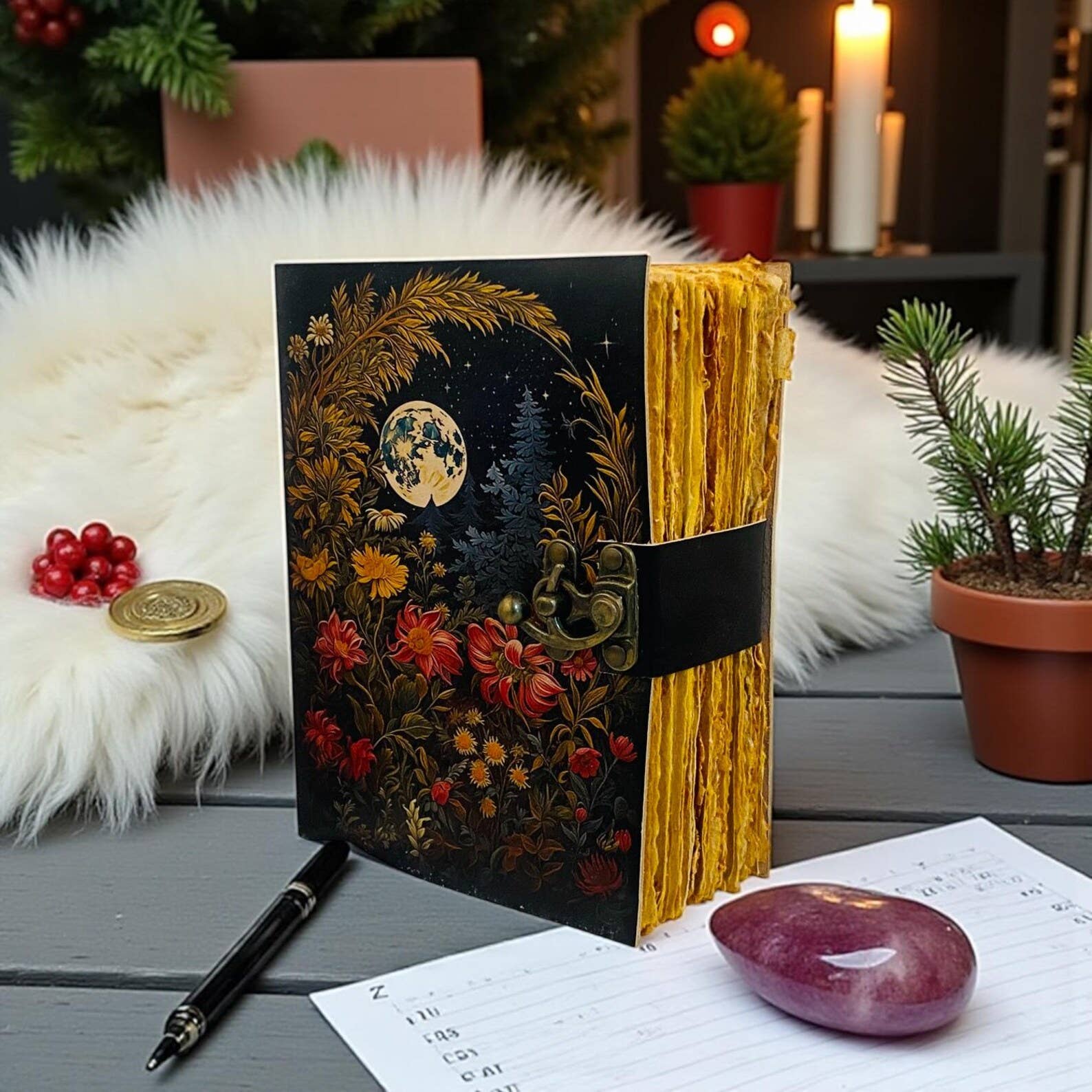 Hand- Made Leather Journals-Fauna