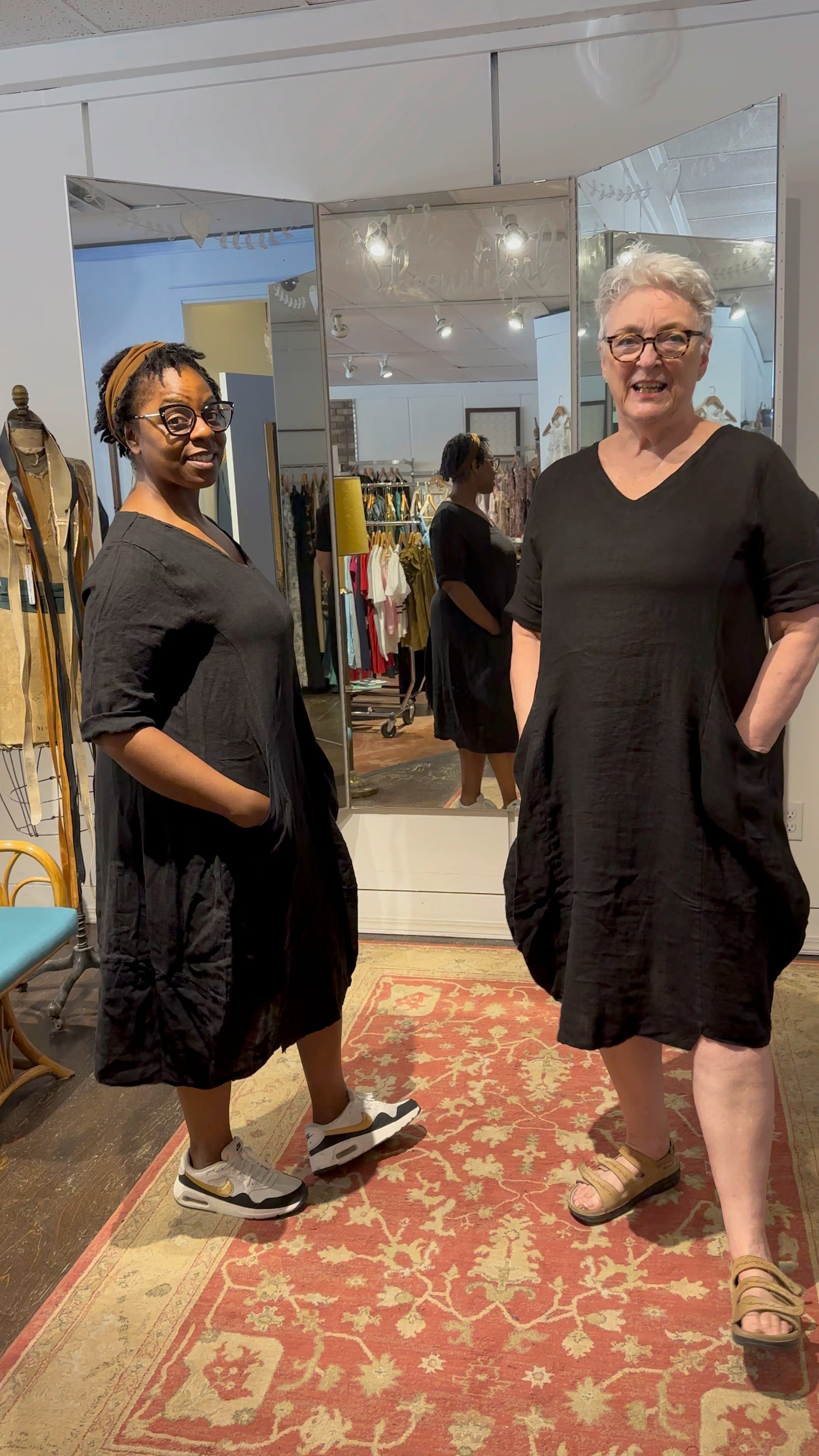 Le Marais Linen Dress - Out of the Blue