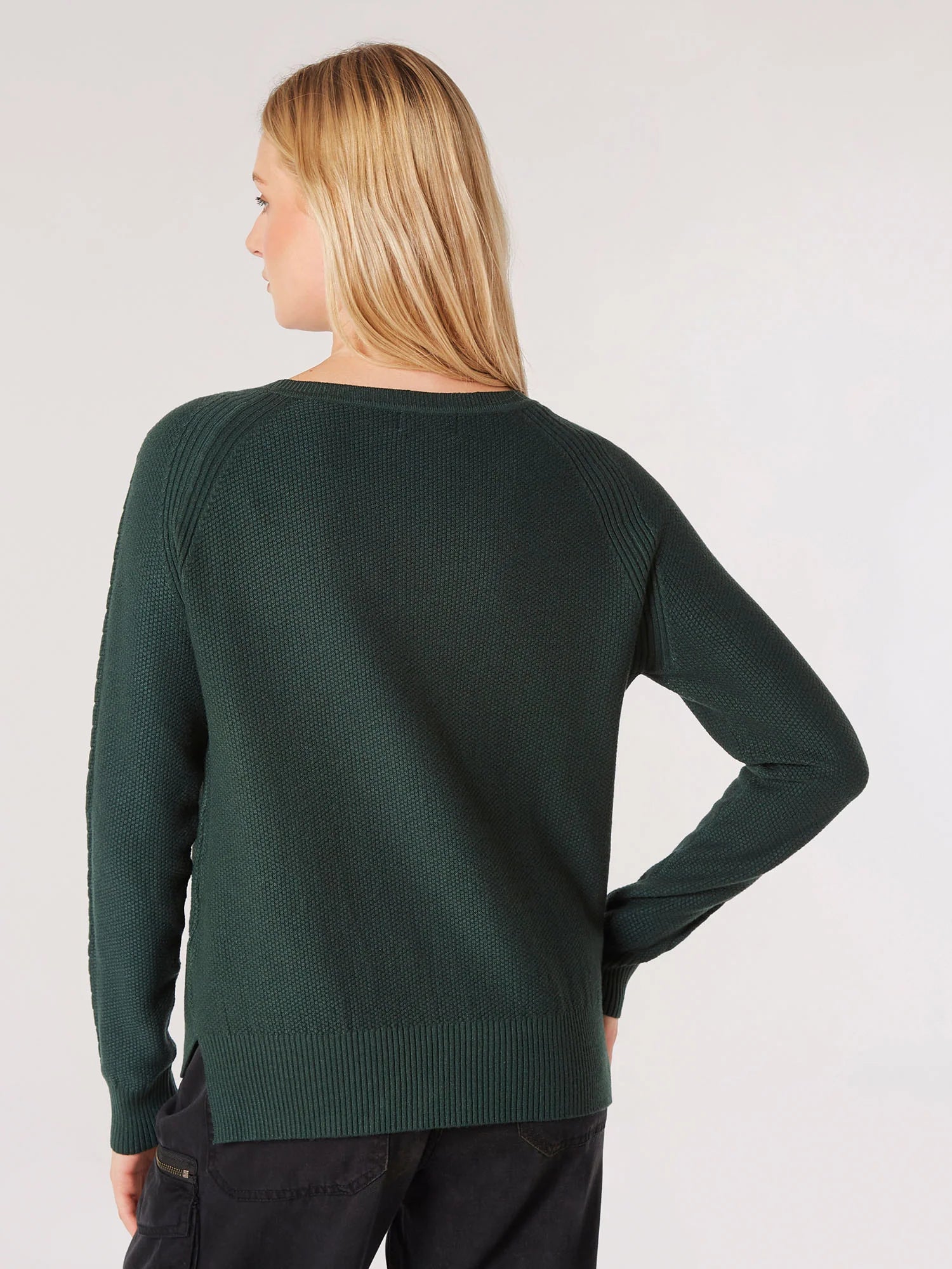 Waffle Sweater - Out of the Blue