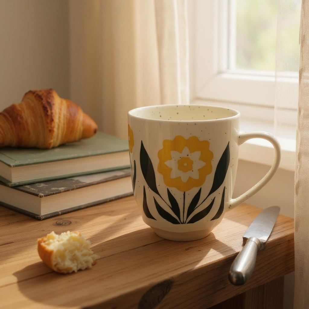 Yellow Flower Mug