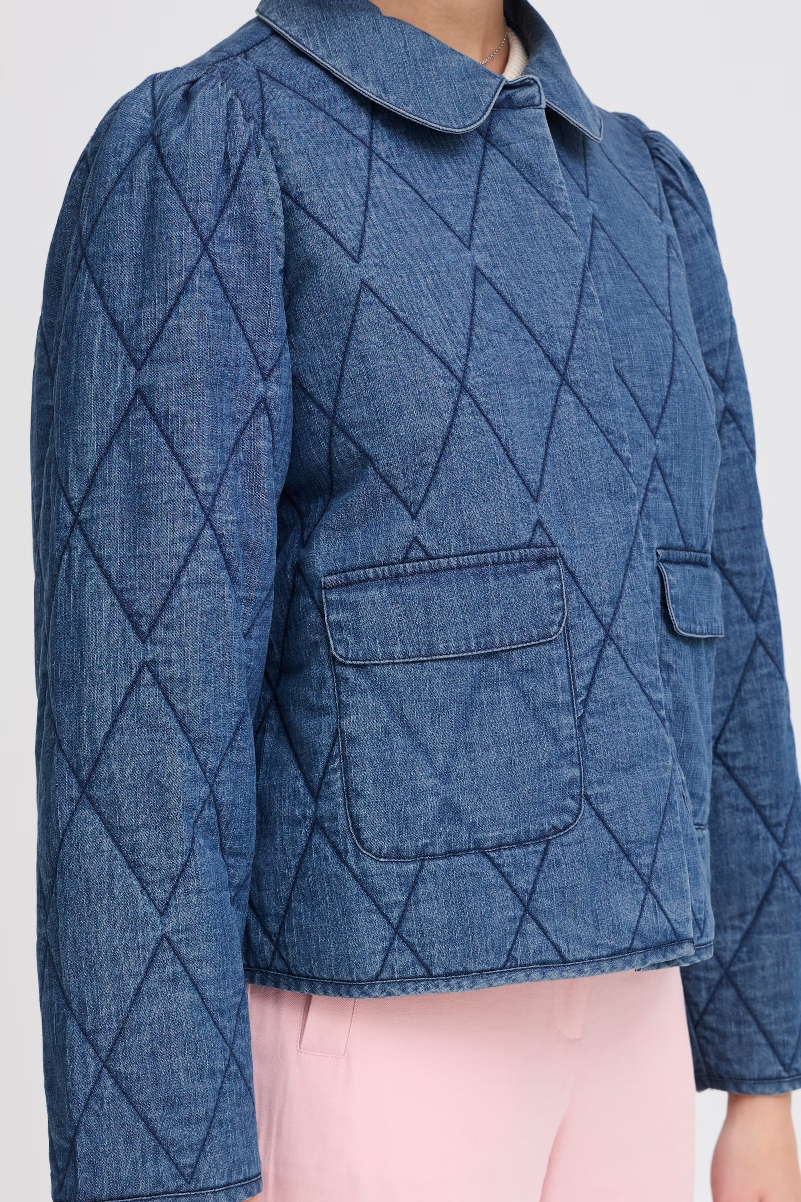 Denim Quilted Jacket
