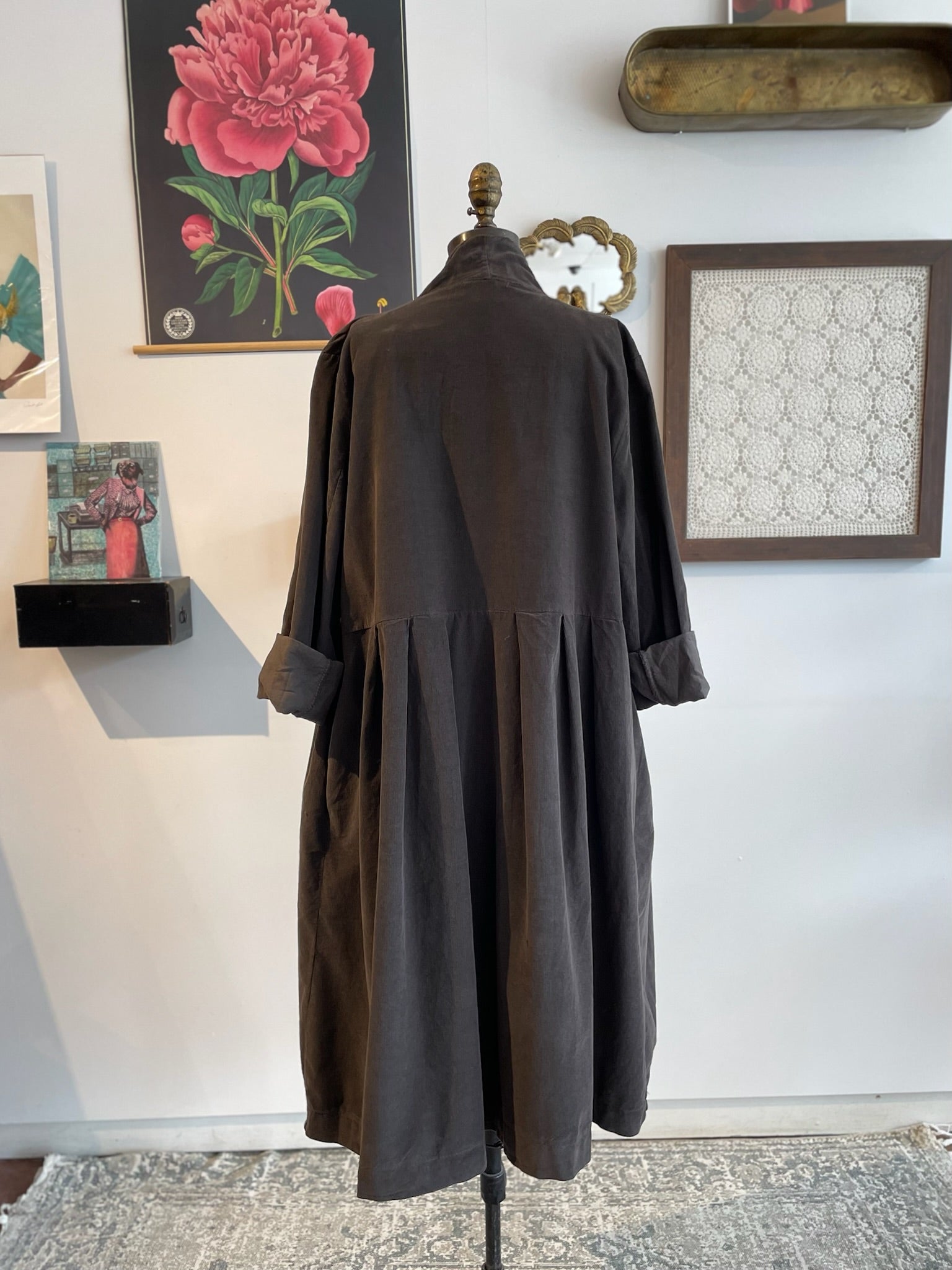 Corduroy Day Coat - Out of the Blue