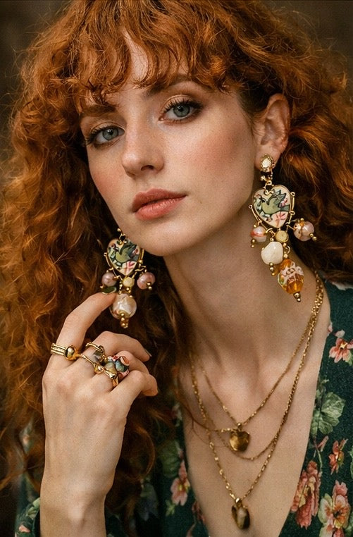 Mari Earrings - Out of the Blue