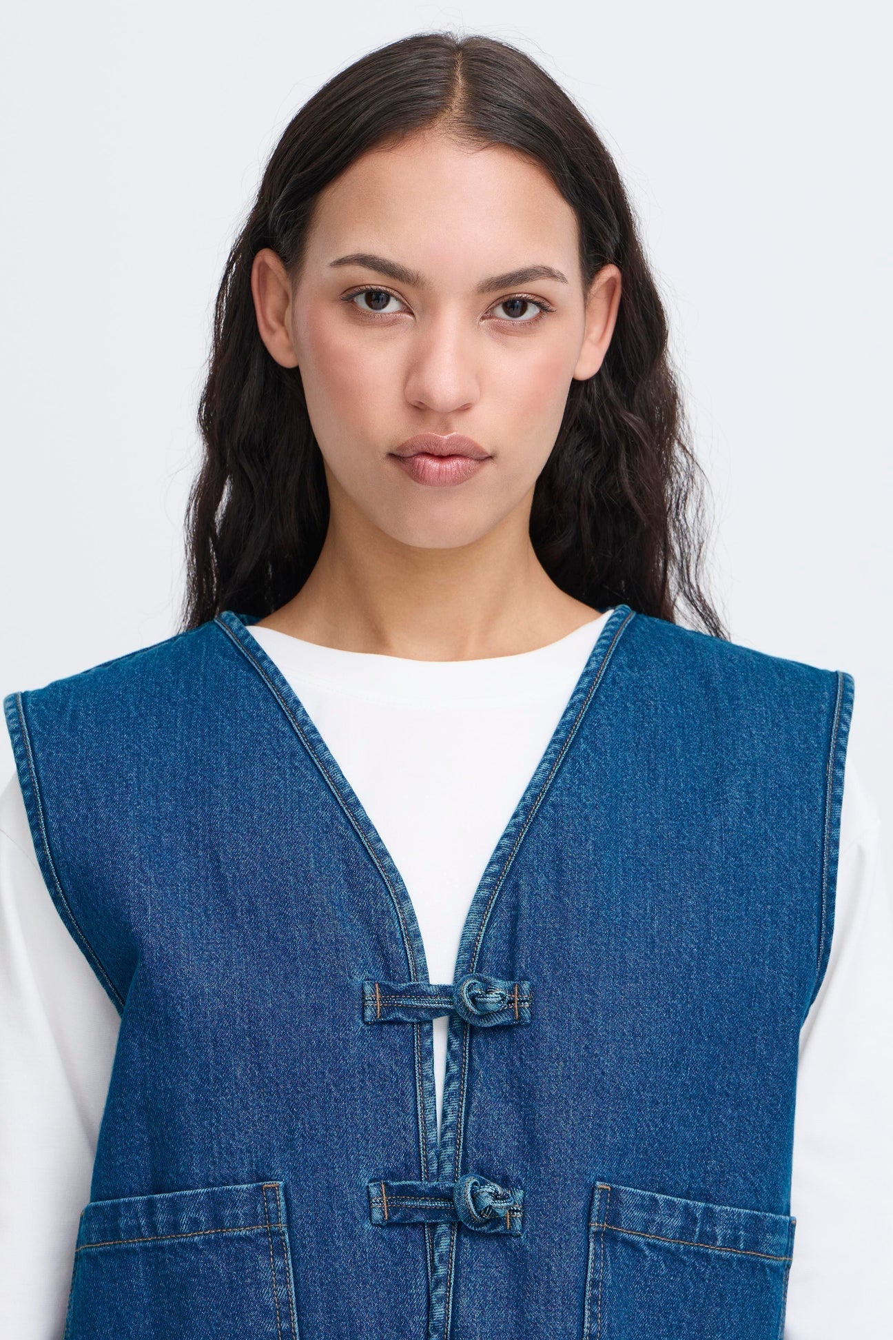 Pellie Denim Vest