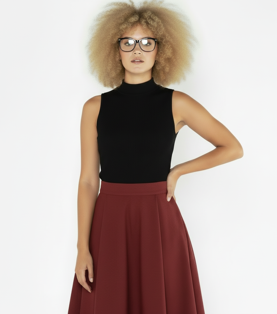 RIB MOCK TANK BAMBOO