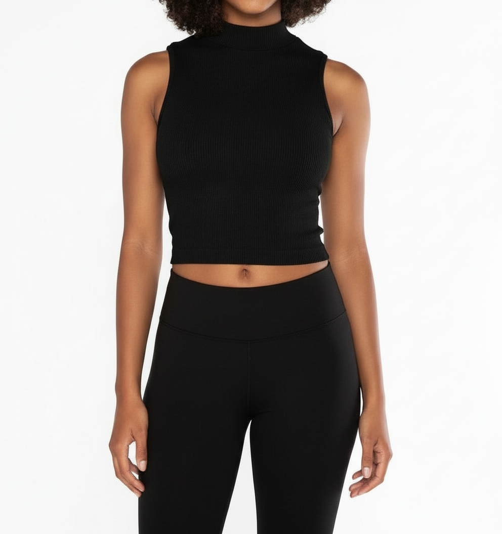 RIB MOCK TANK BAMBOO