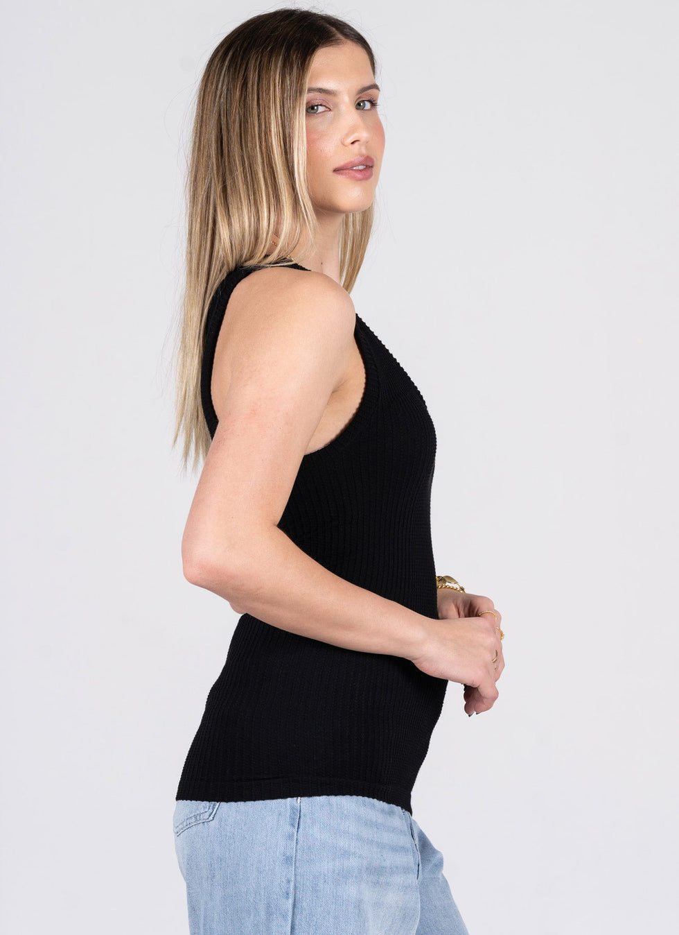Seamless Textured Tank SKU: CEBT1117 - Out of the Blue