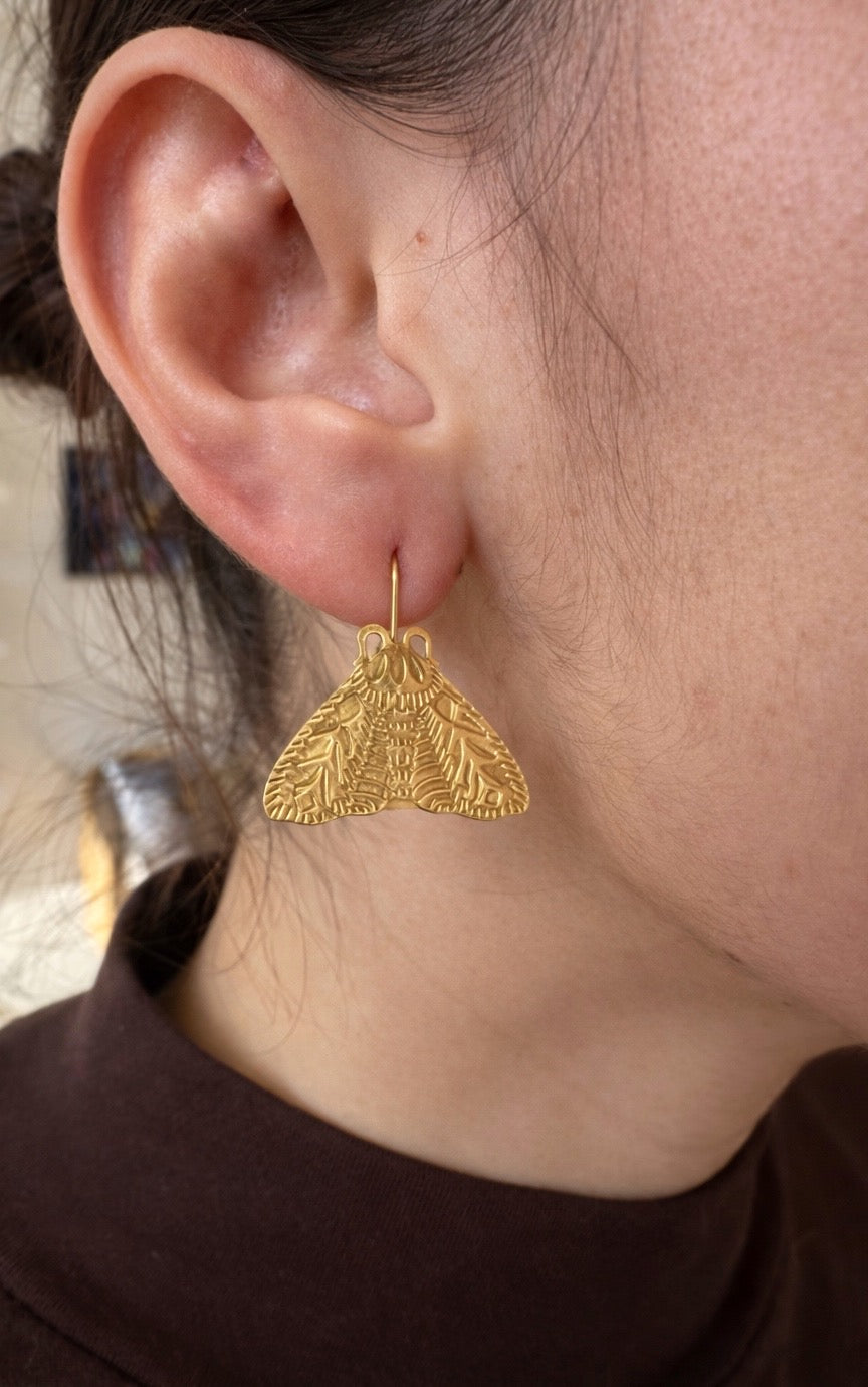 Luna Moth Earrings - Out of the Blue