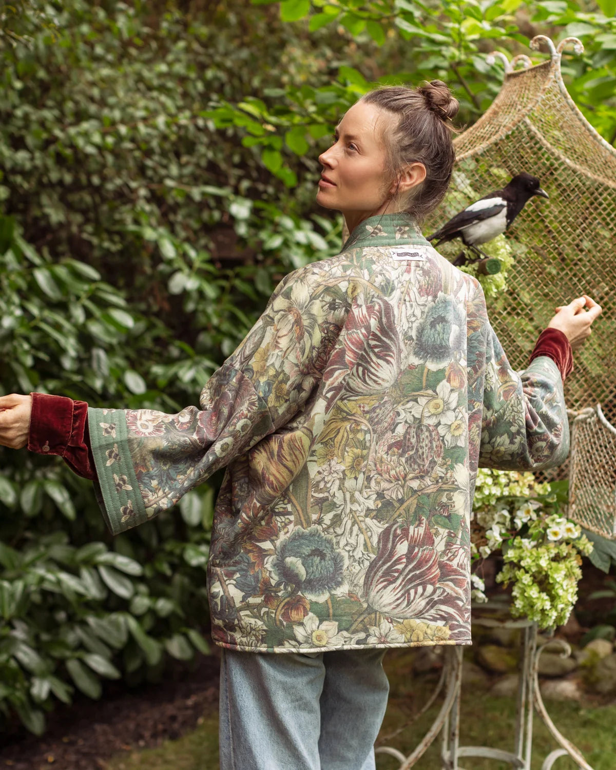 Love Grows Wild Fleece Jacket - Out of the Blue