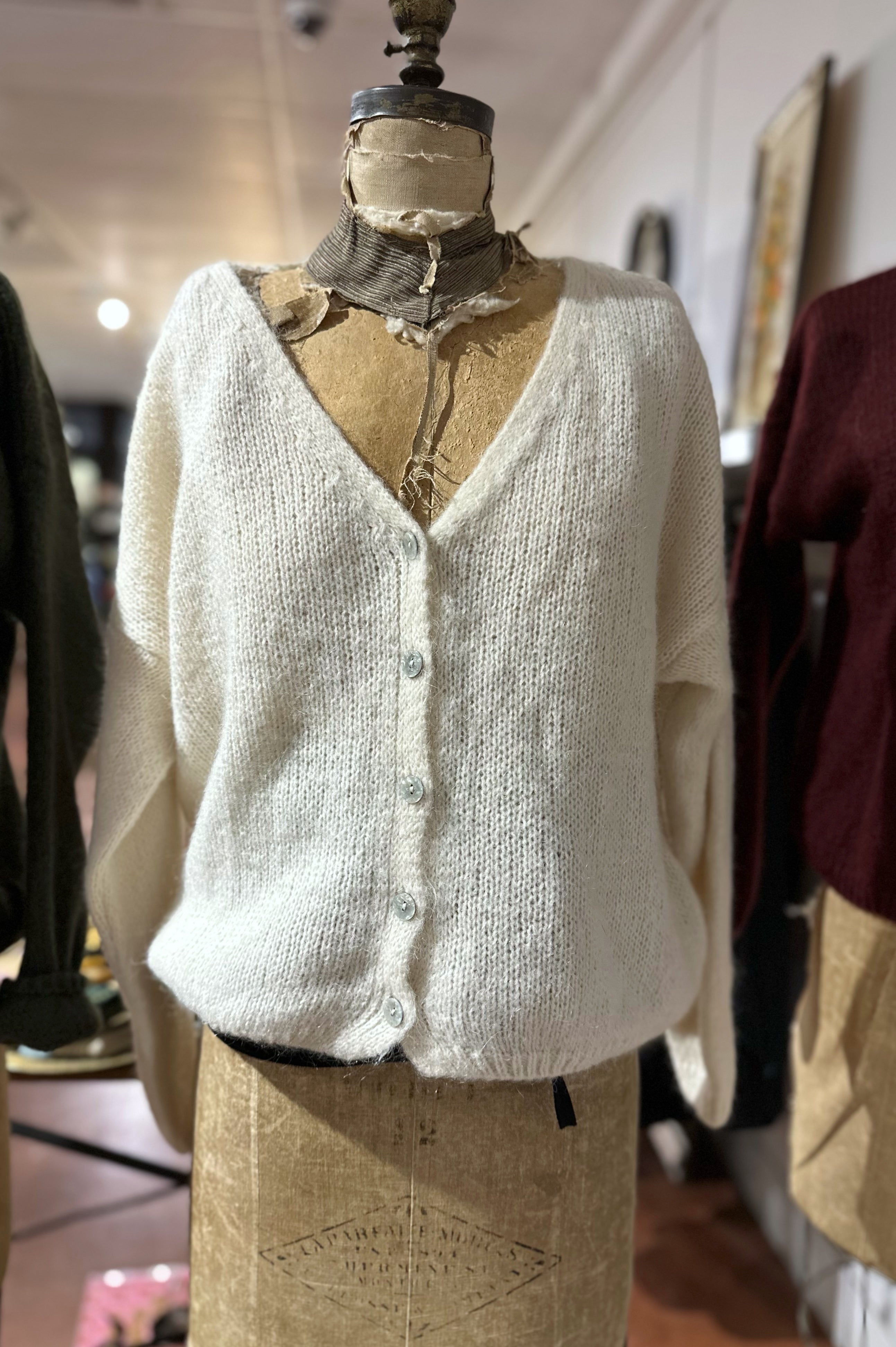 Mohair Cardigan - Out of the Blue