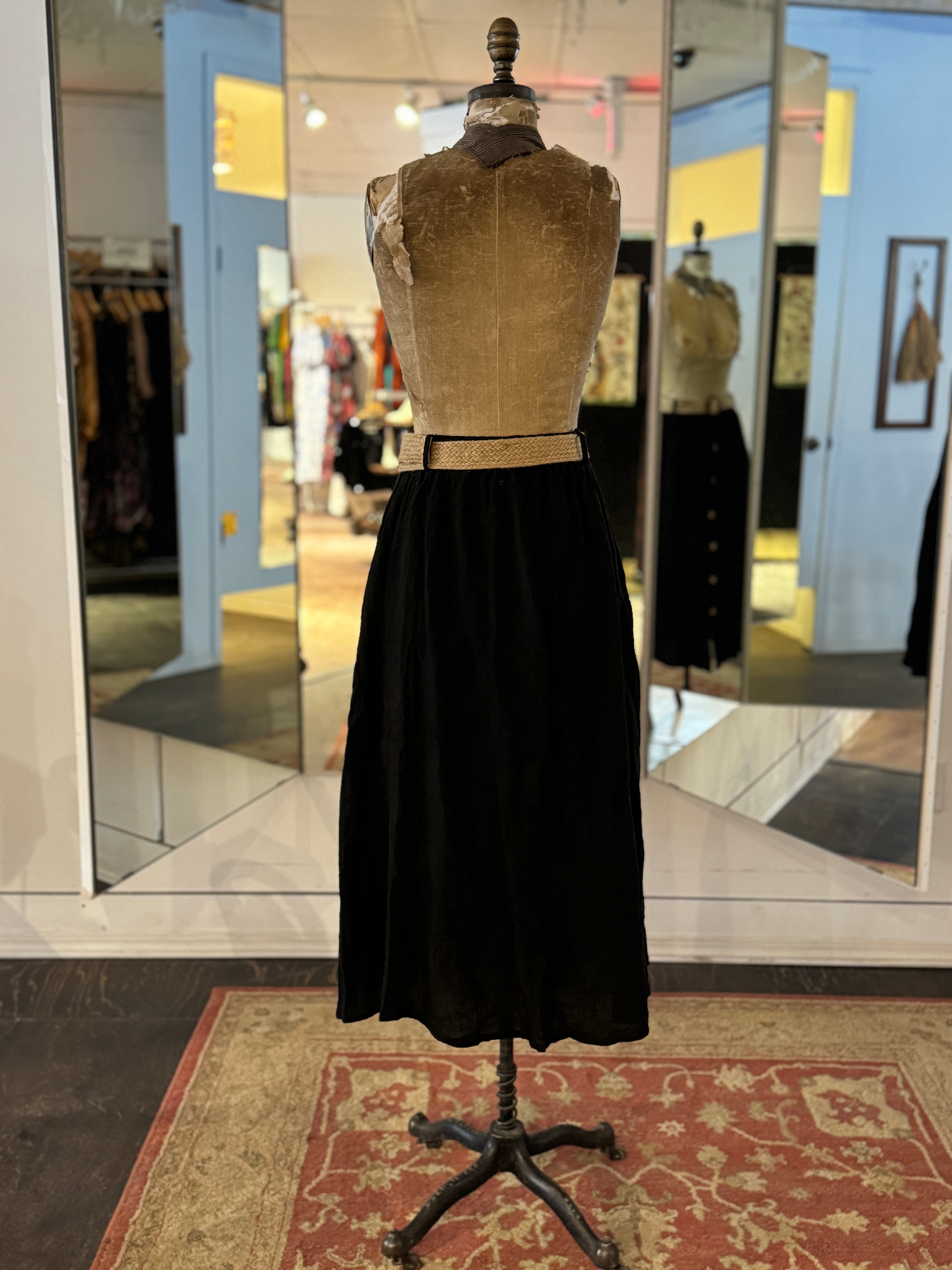 Linen Skirt - Out of the Blue