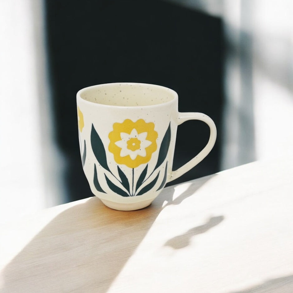 Yellow Flower Mug