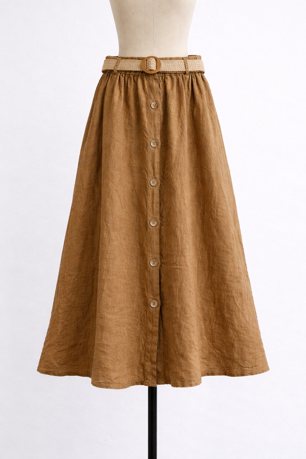 Linen Skirt - Out of the Blue