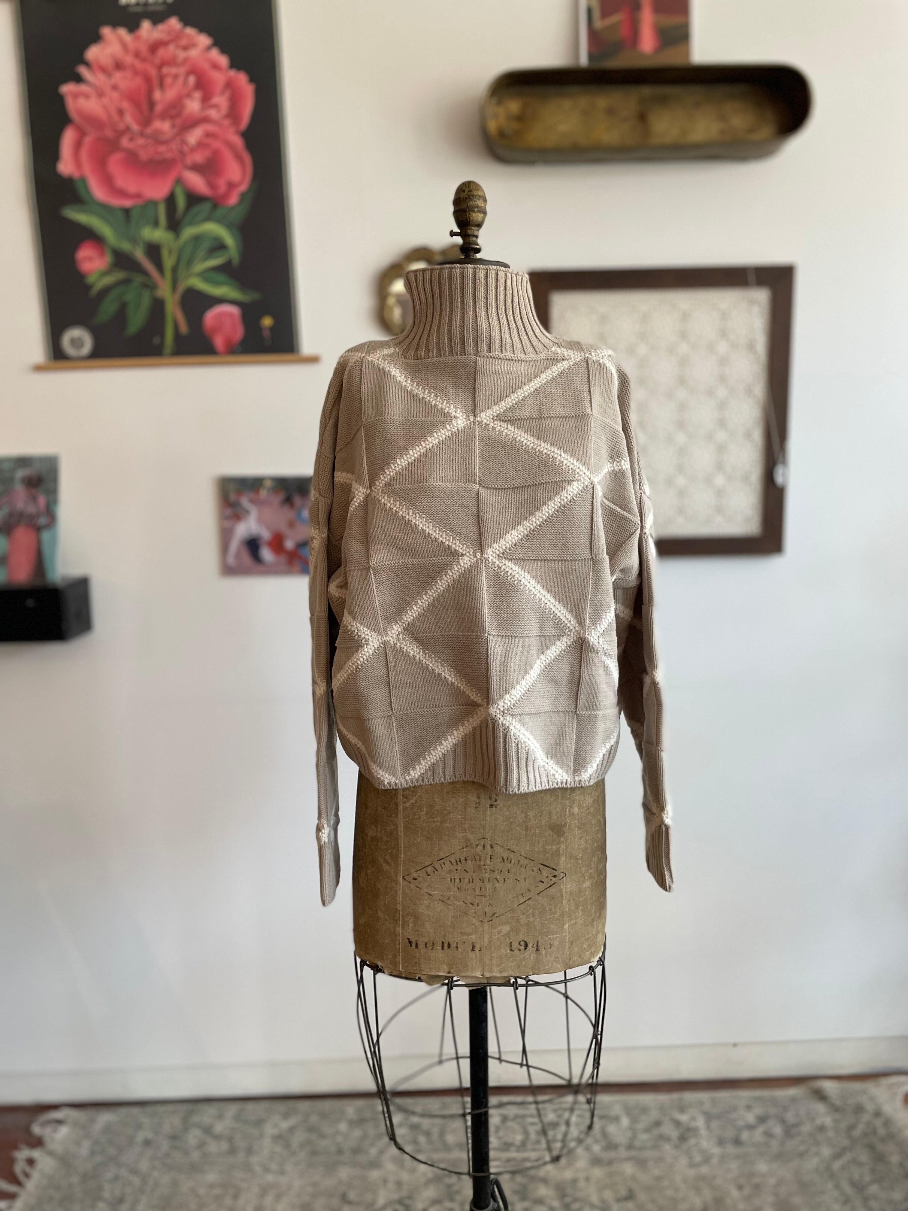 Beige Pullover Sweater