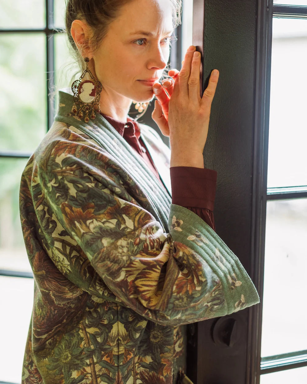Love Grows Wild Fleece Jacket - Out of the Blue