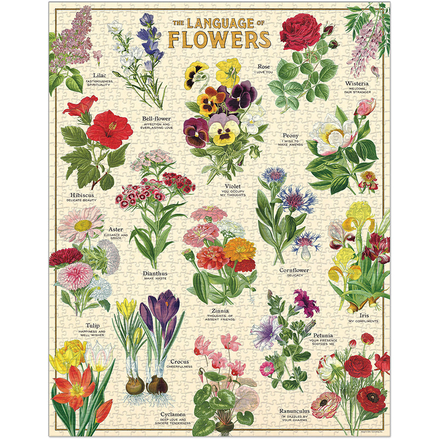 Language of Flowers Puzzle - Out of the Blue