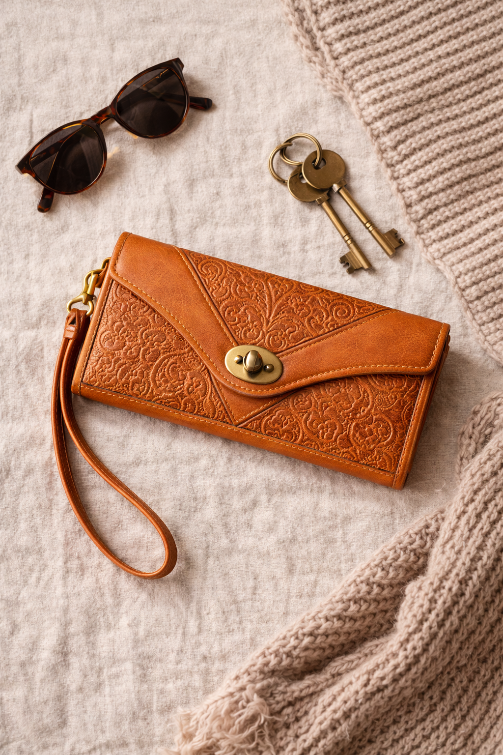 Leather Tri-Fold Wallet