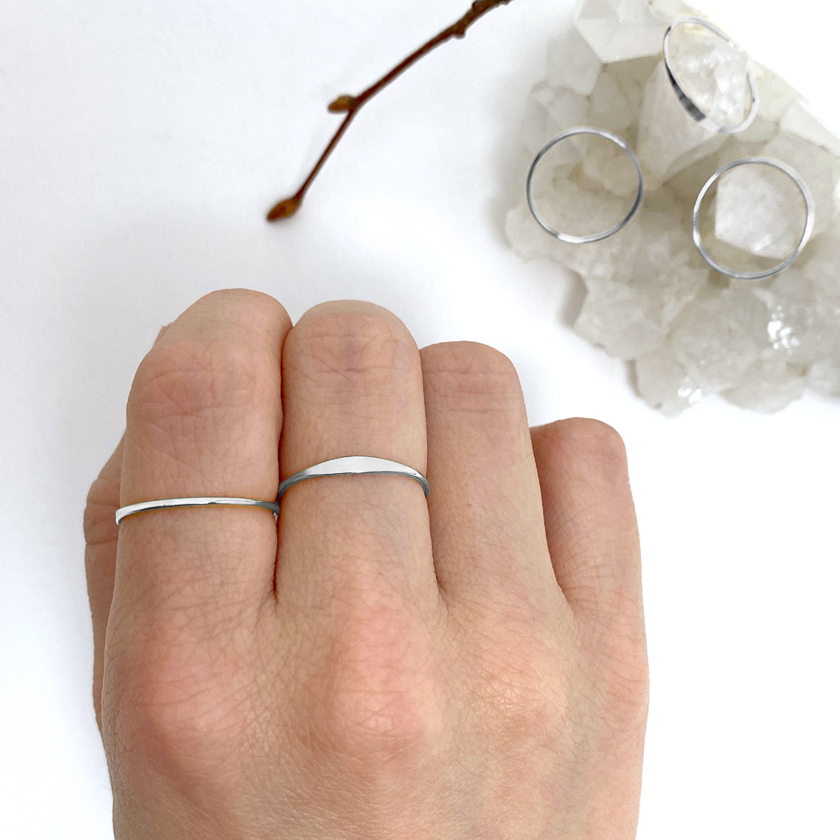 Minimal InSignia Stacking Ring