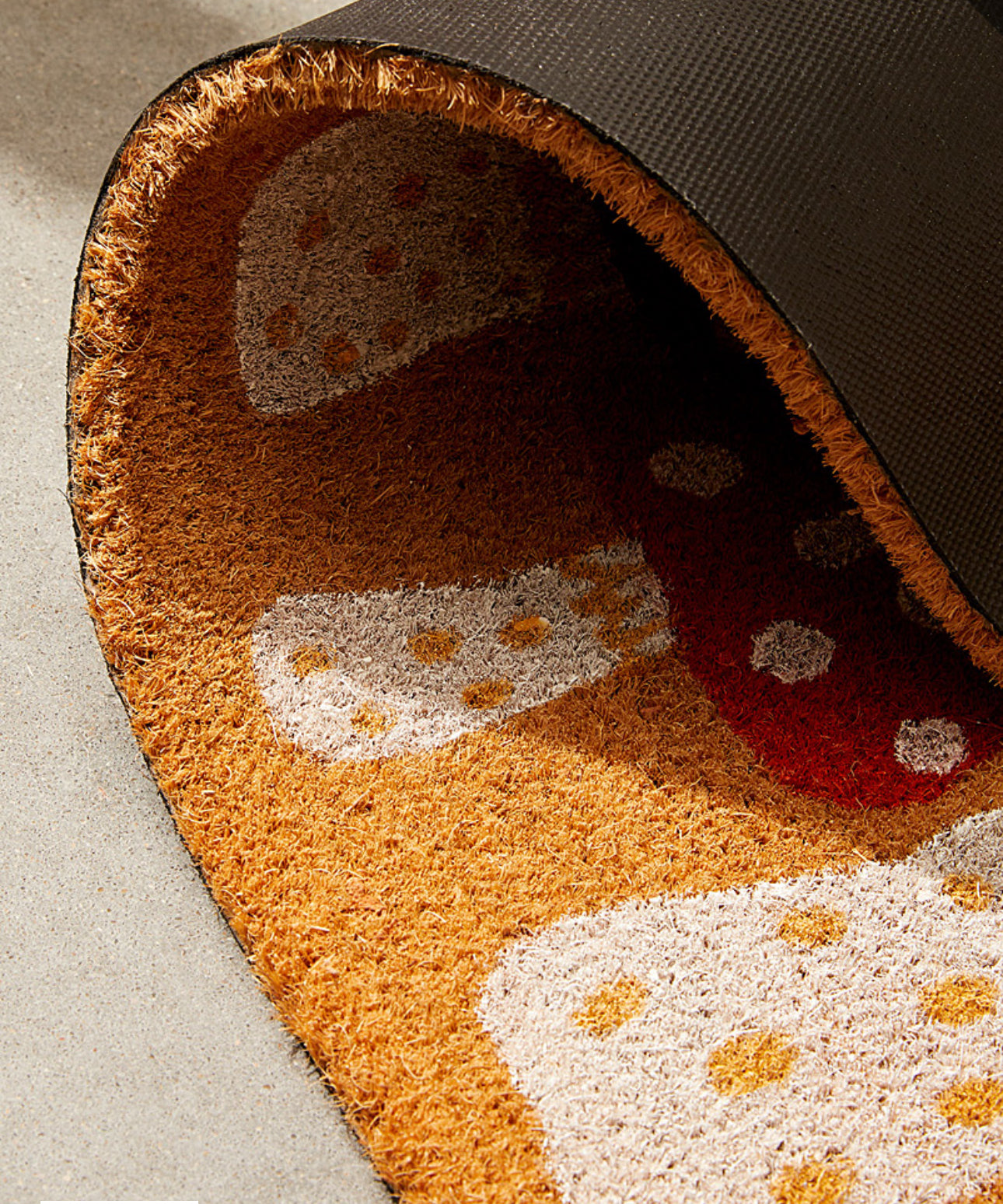 Mushroom Shaped Doormat - Out of the Blue
