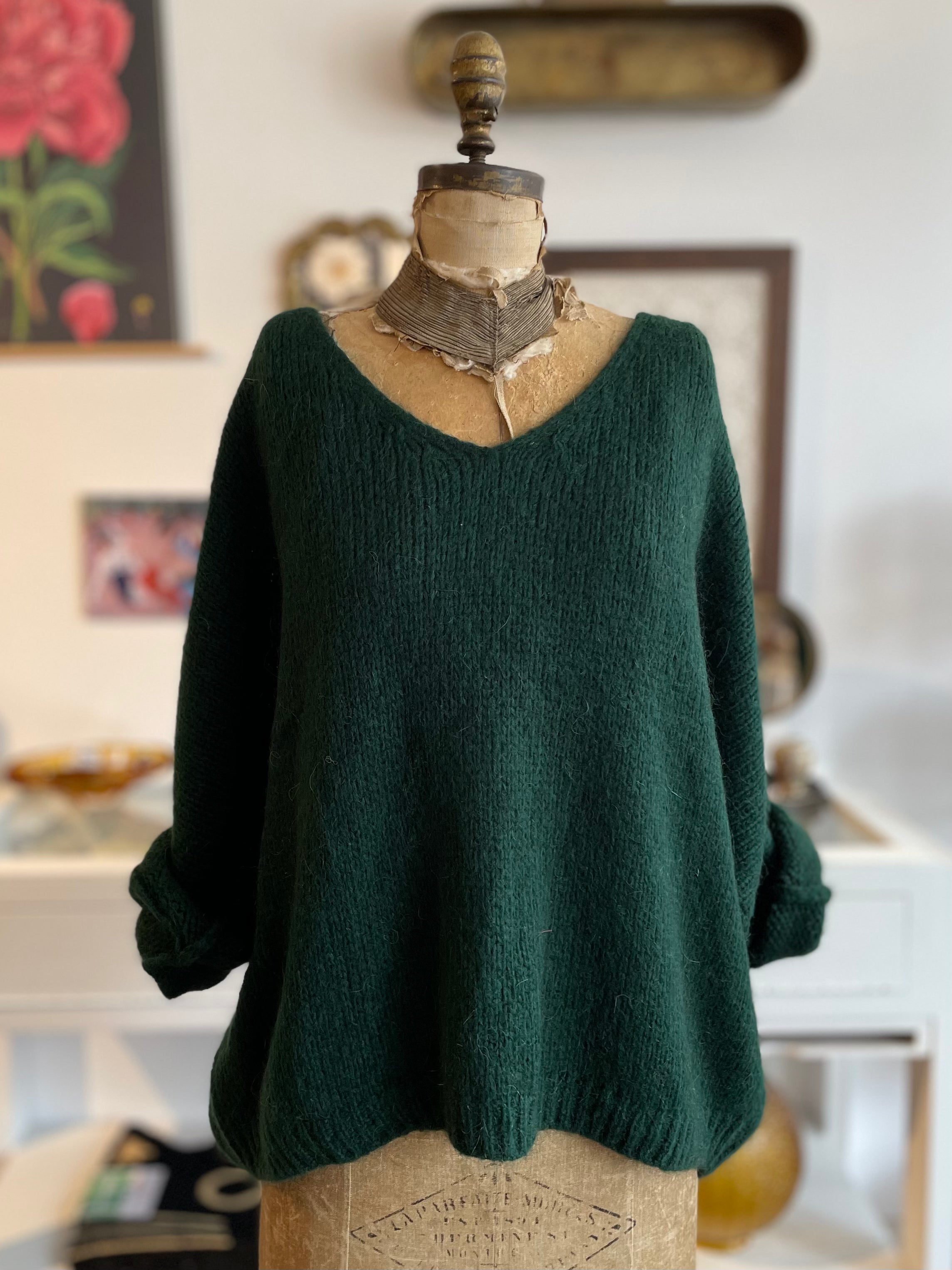 Mohair Blend Sweater - Out of the Blue