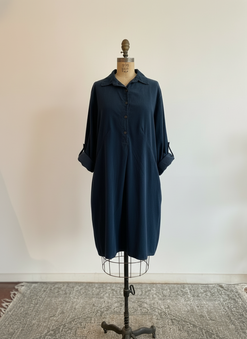 Anise Corduroy Shirtdress