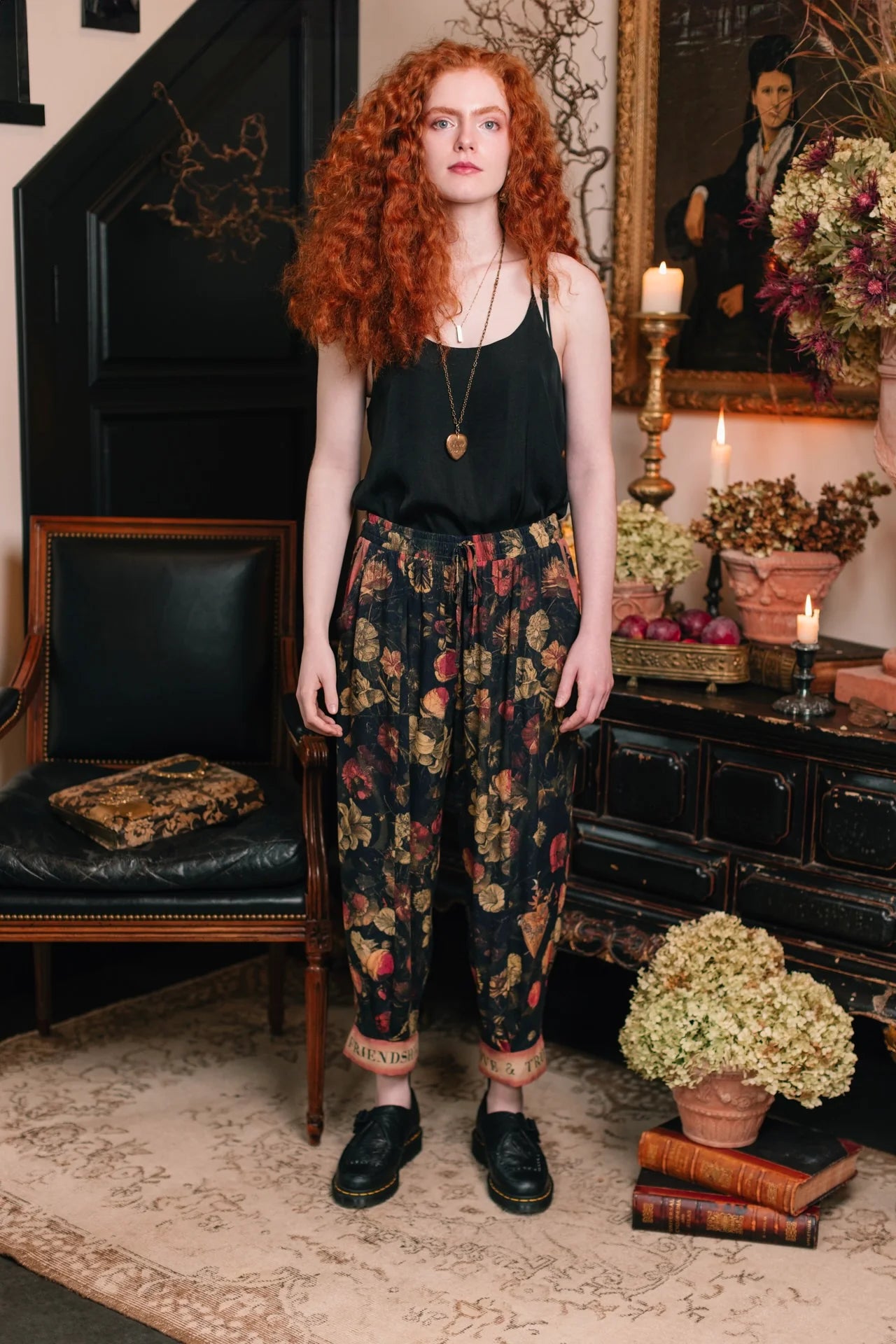 Heart of Gold Poet Pant - Out of the Blue