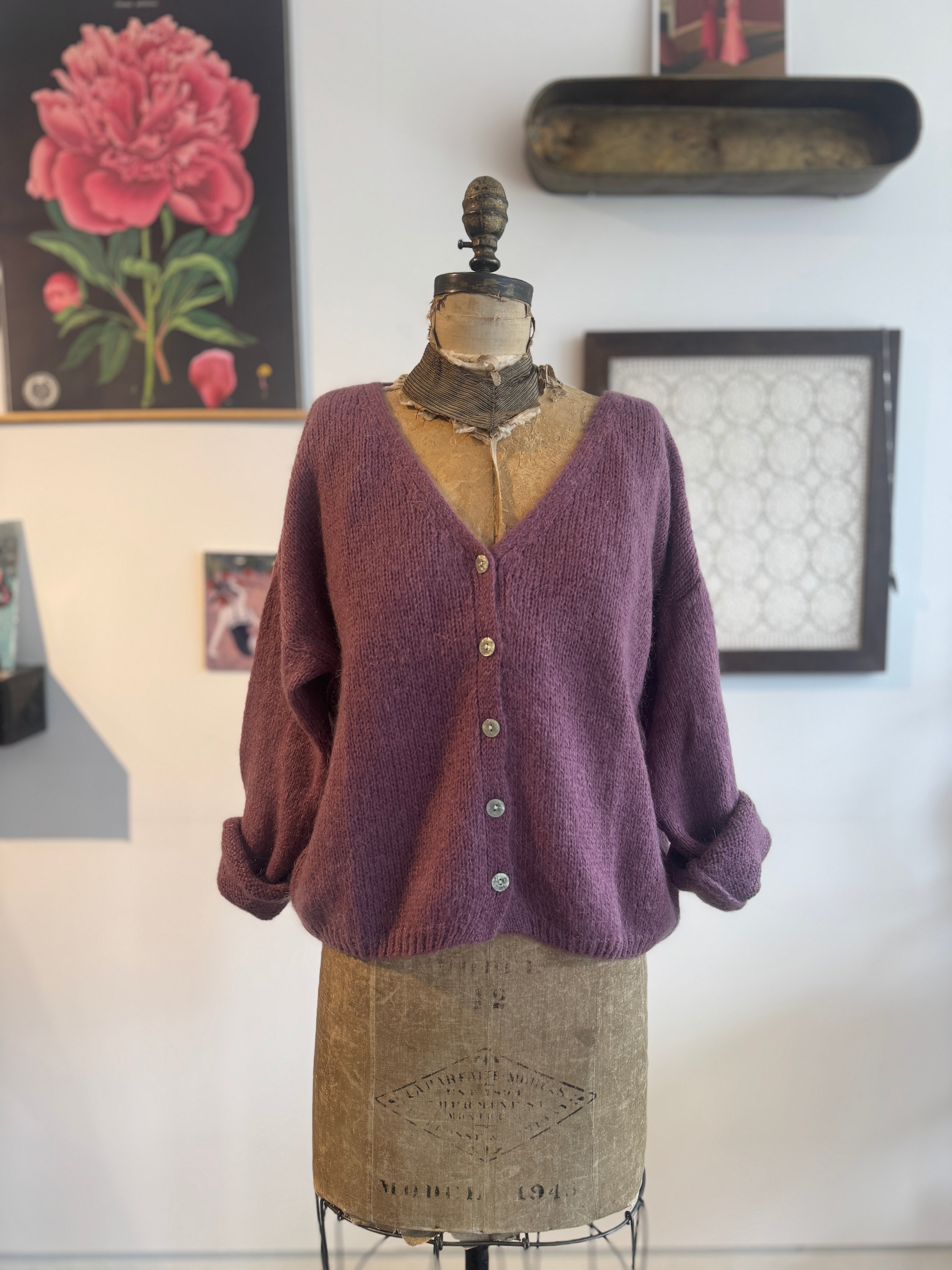 Mohair Cardigan