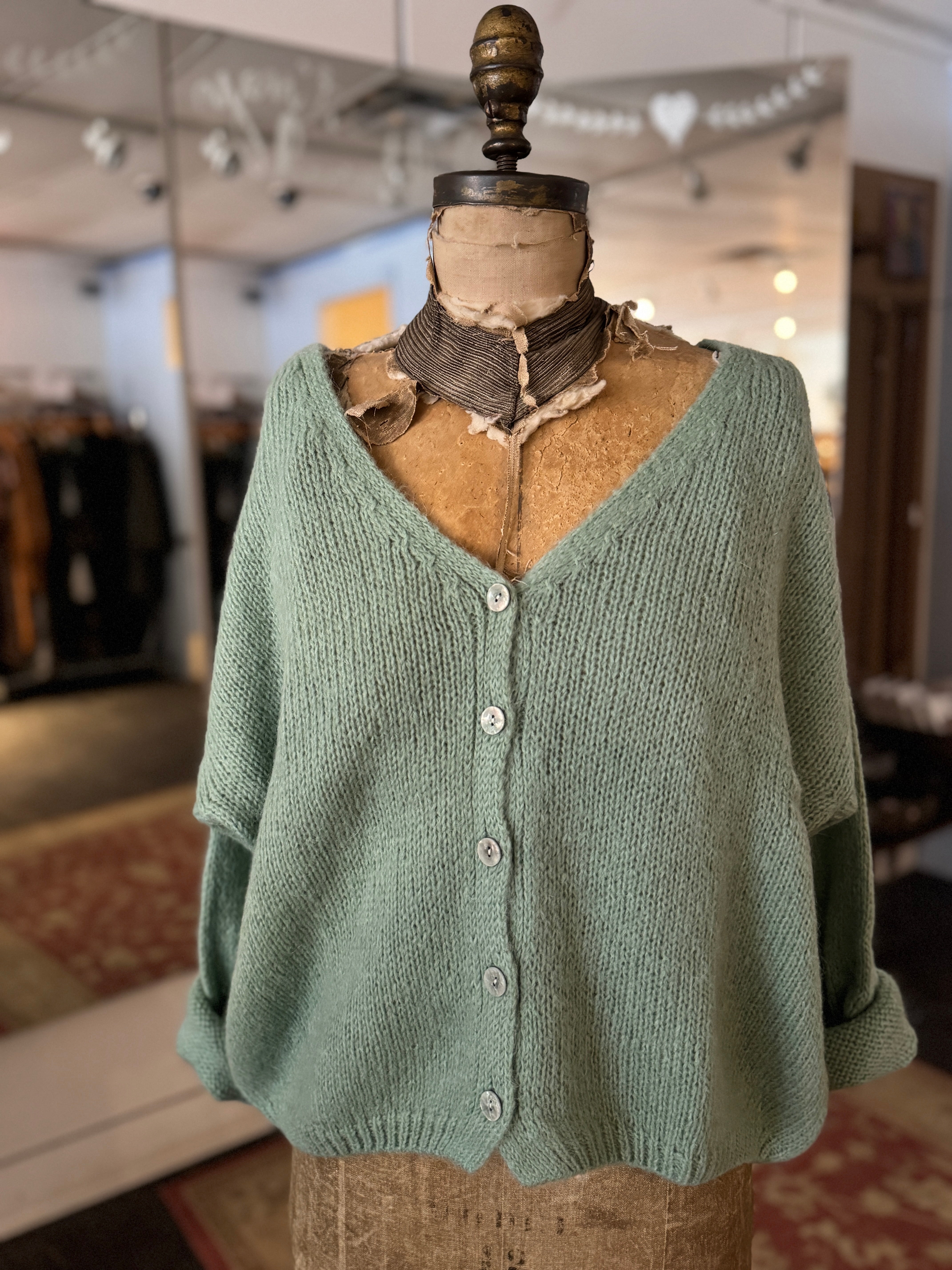 Mohair Cardigan - Out of the Blue