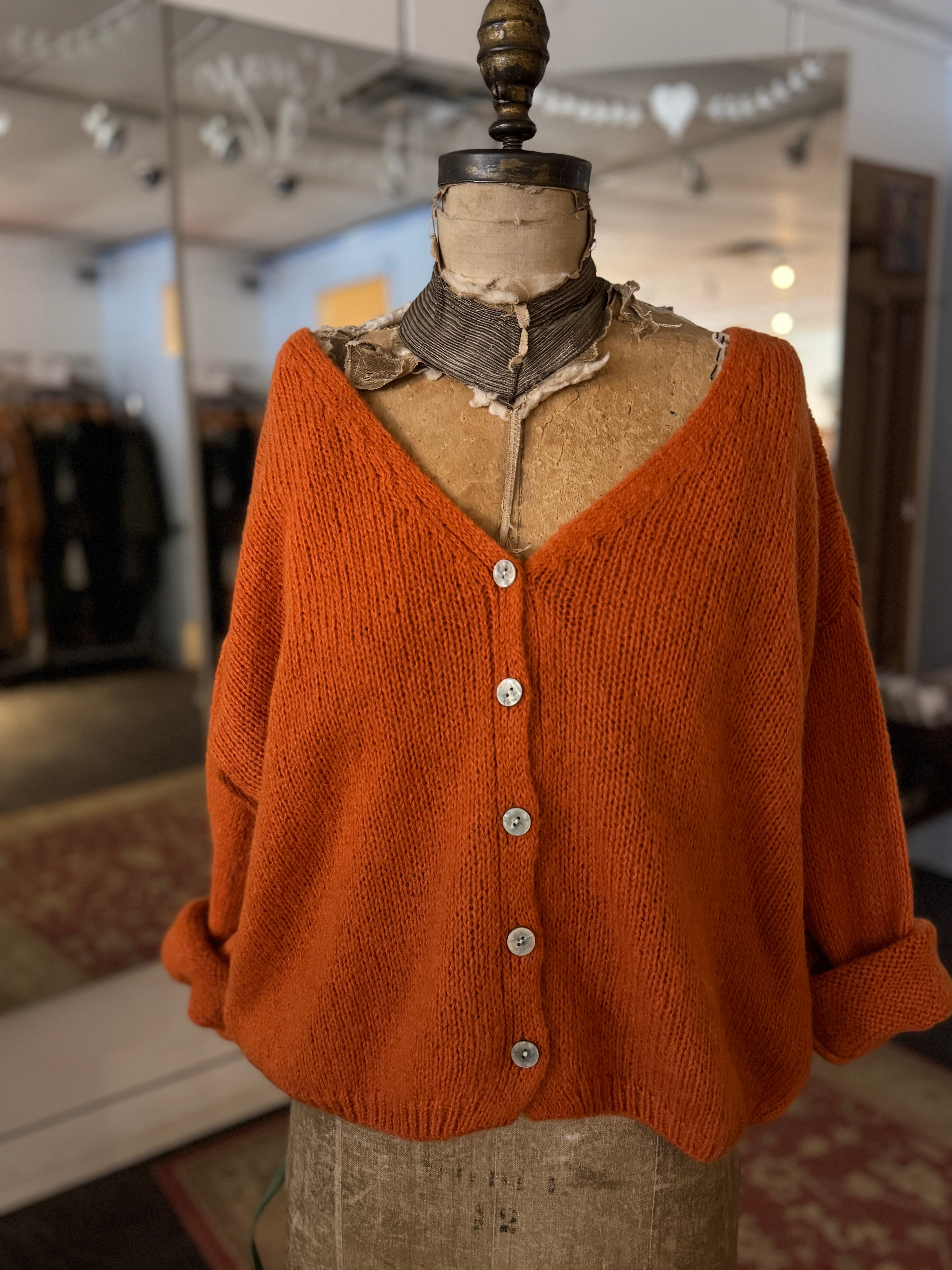Mohair Cardigan - Out of the Blue