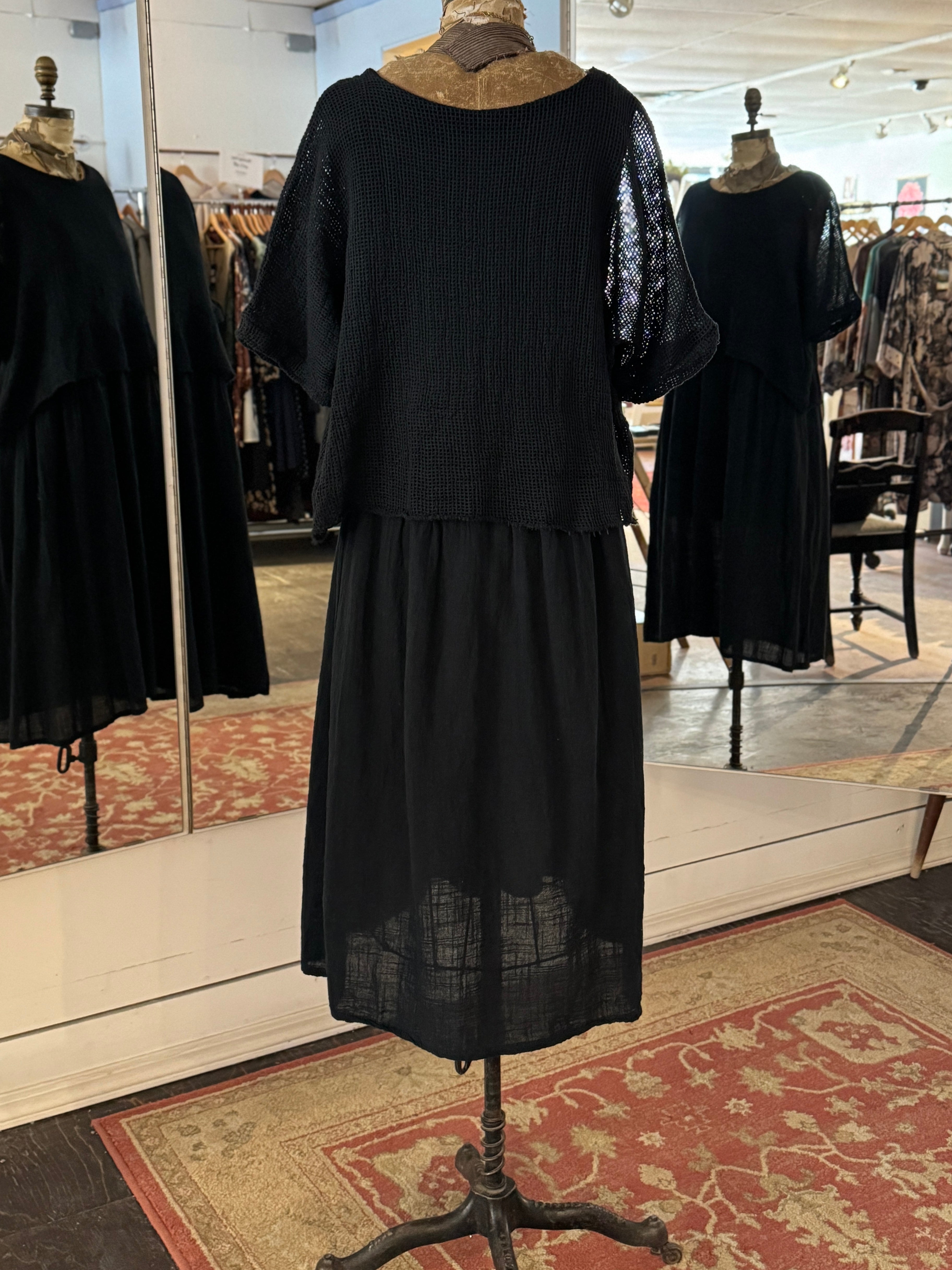 Gracie Cotton Dress - Out of the Blue