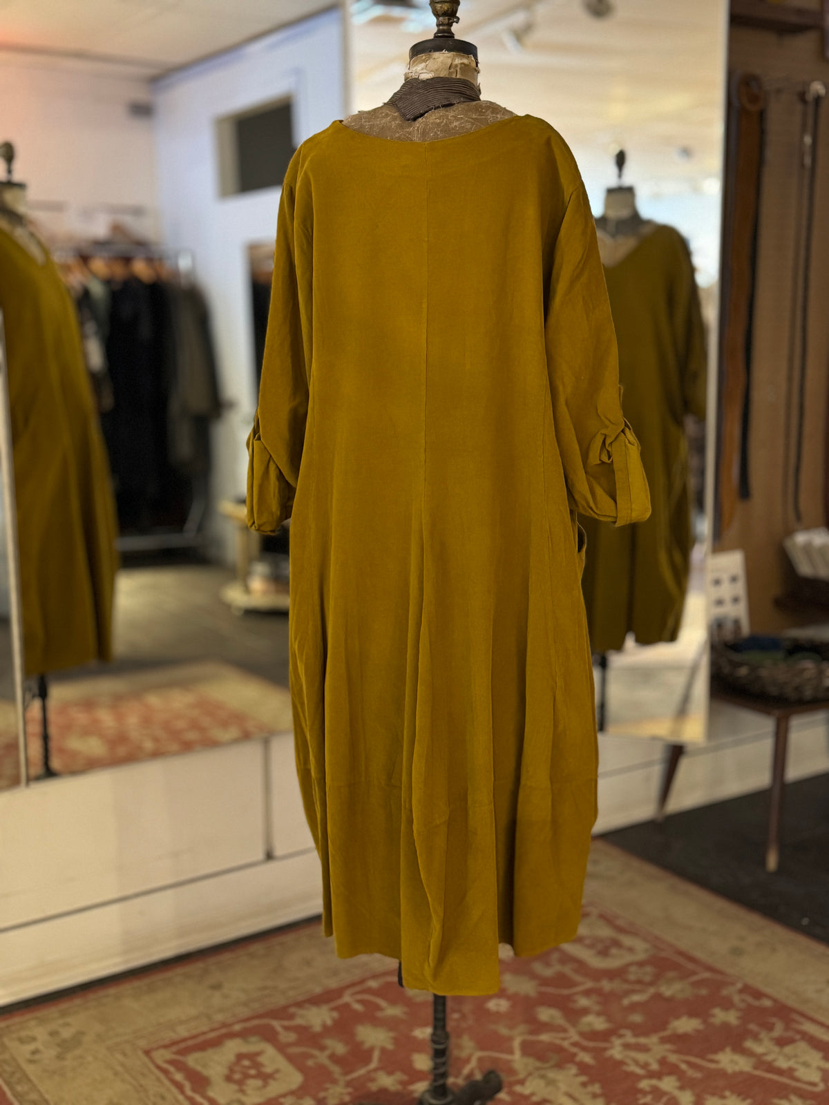Le Marais Cord Dress - Out of the Blue