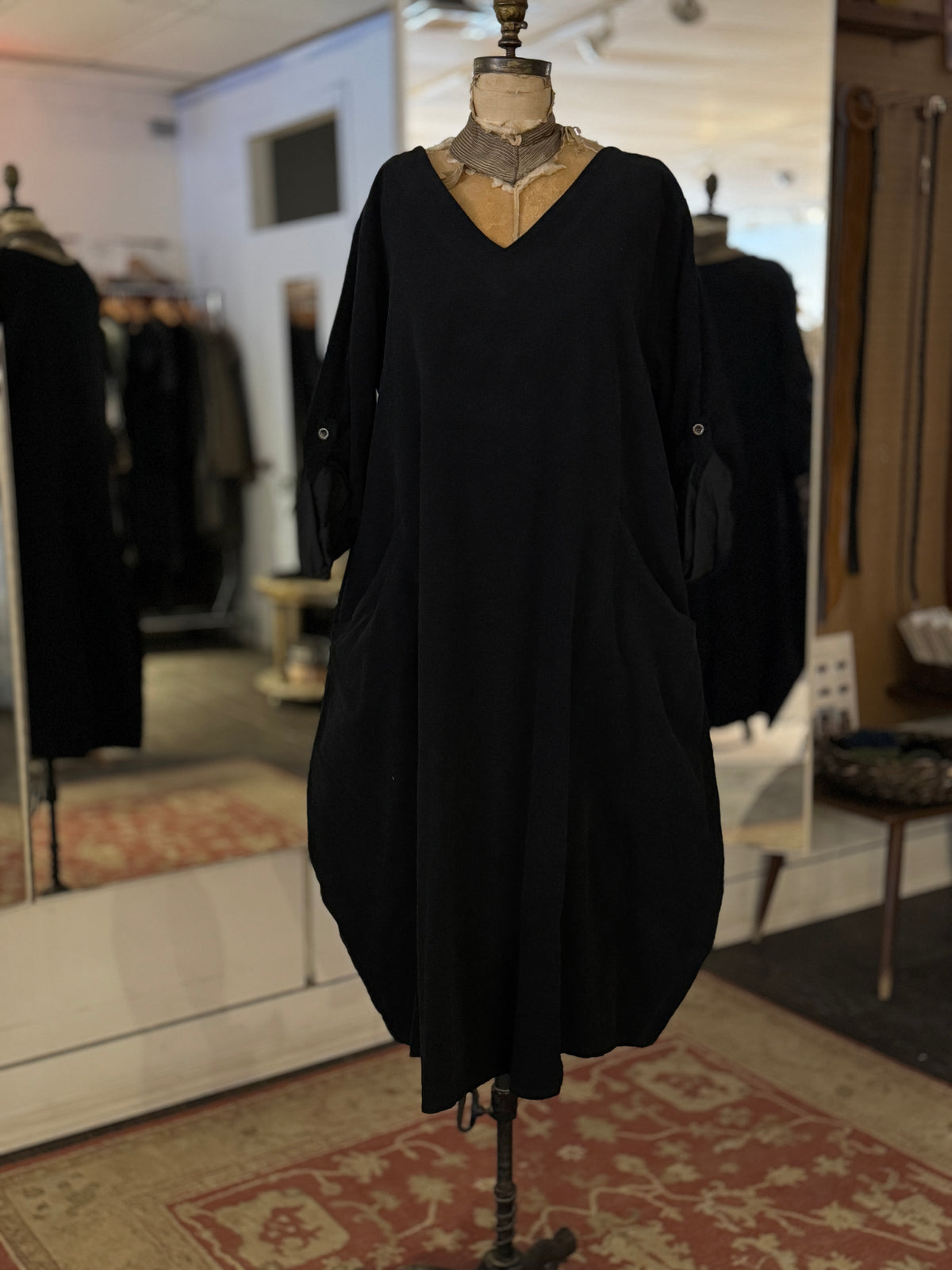 Le Marais Cord Dress - Out of the Blue