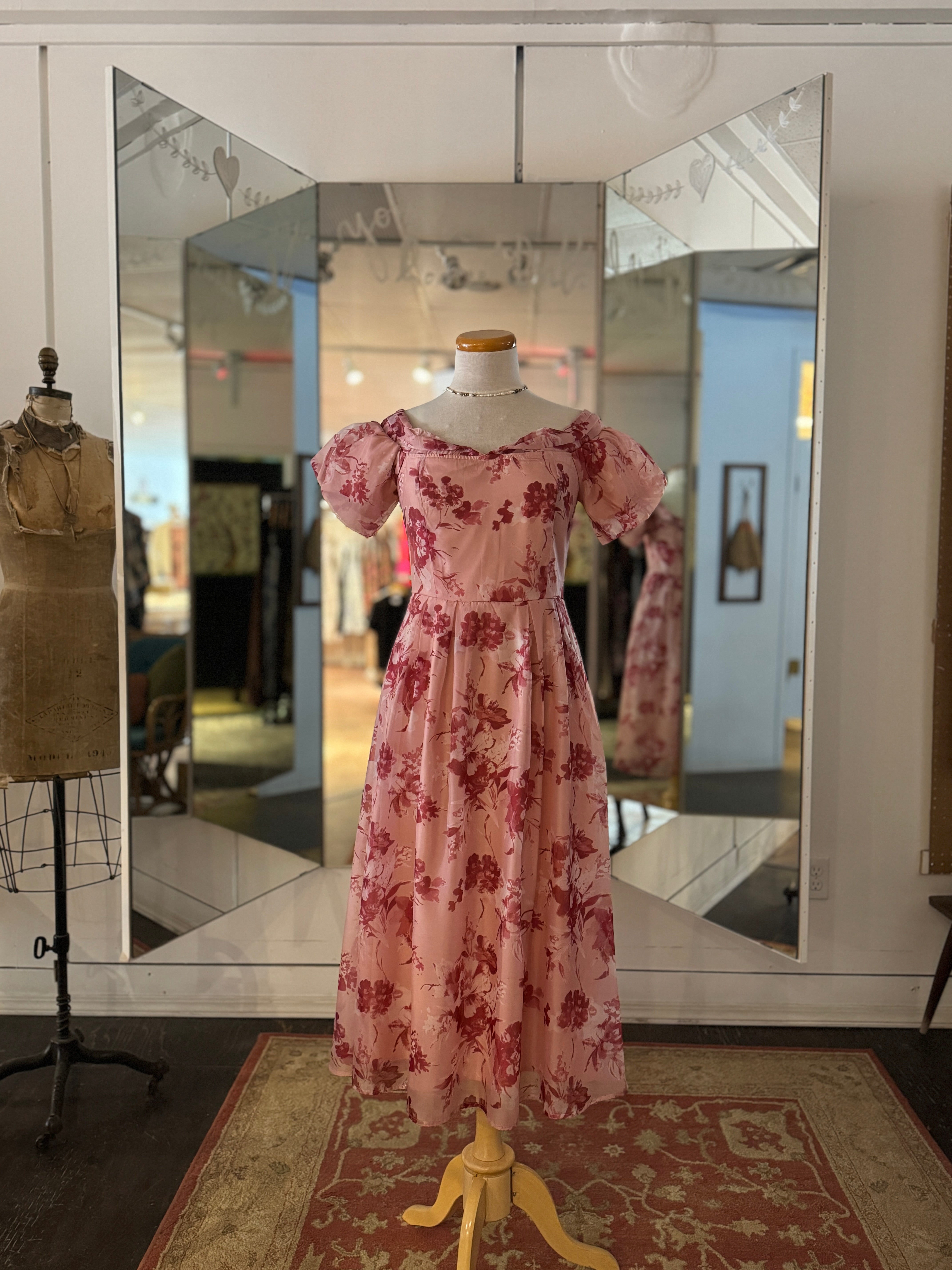 Royal Floral Dress