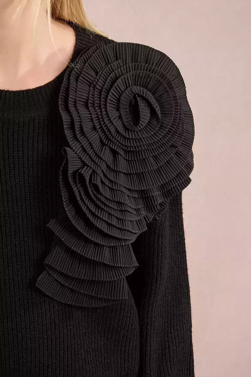 Knitted Sweater Black