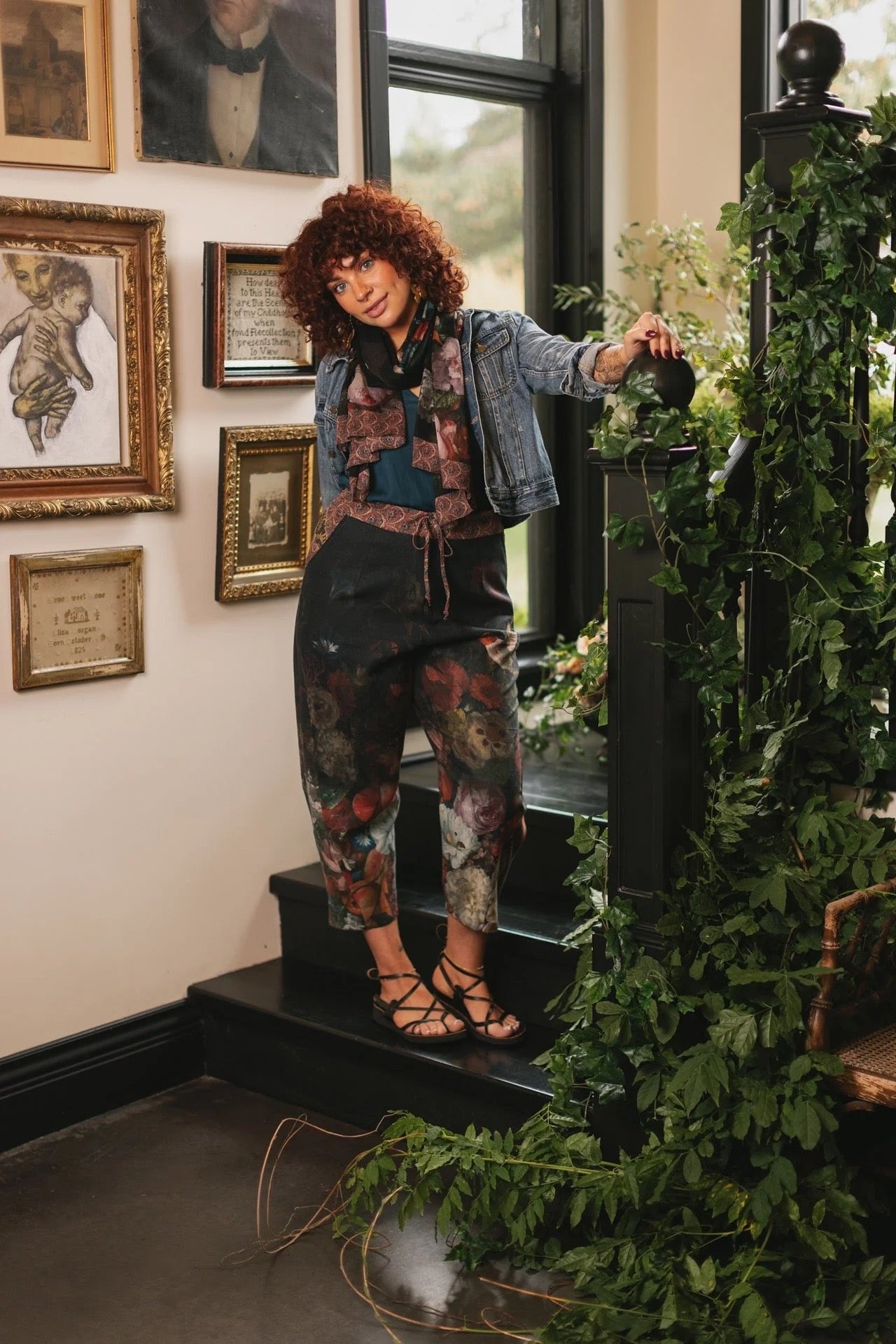 Flight of Fancy Artist Pant - Out of the Blue