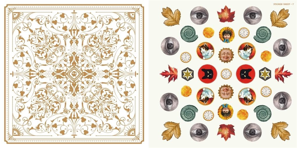 Antiquarian Sticker Book Mandala - Out of the Blue