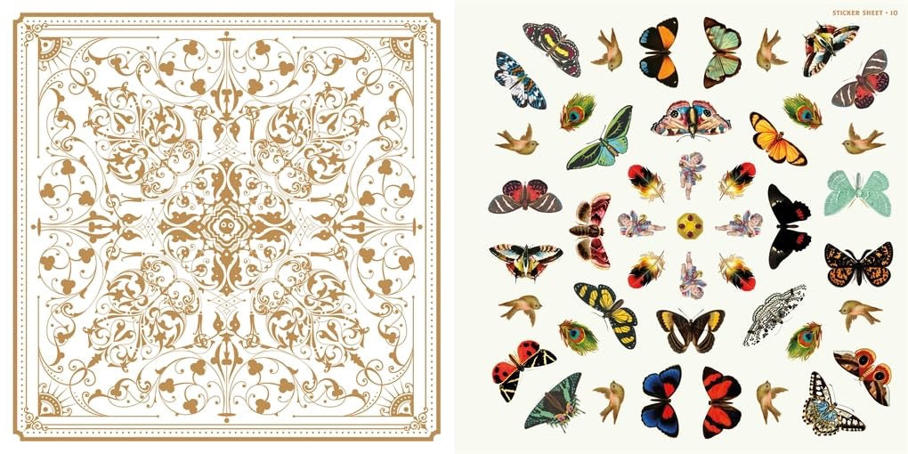 Antiquarian Sticker Book Mandala - Out of the Blue