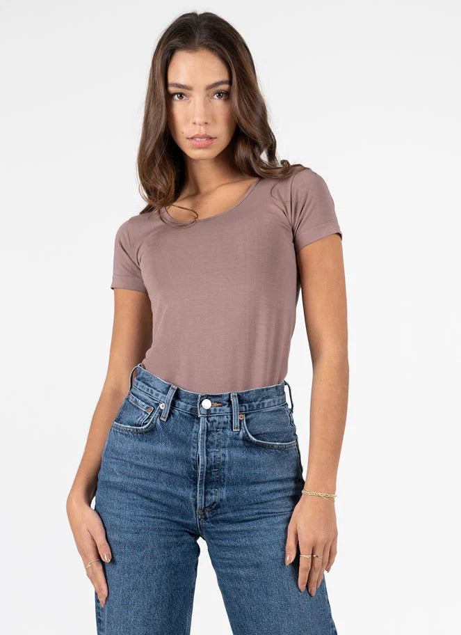 Bamboo Short Sleeve Top - Out of the Blue