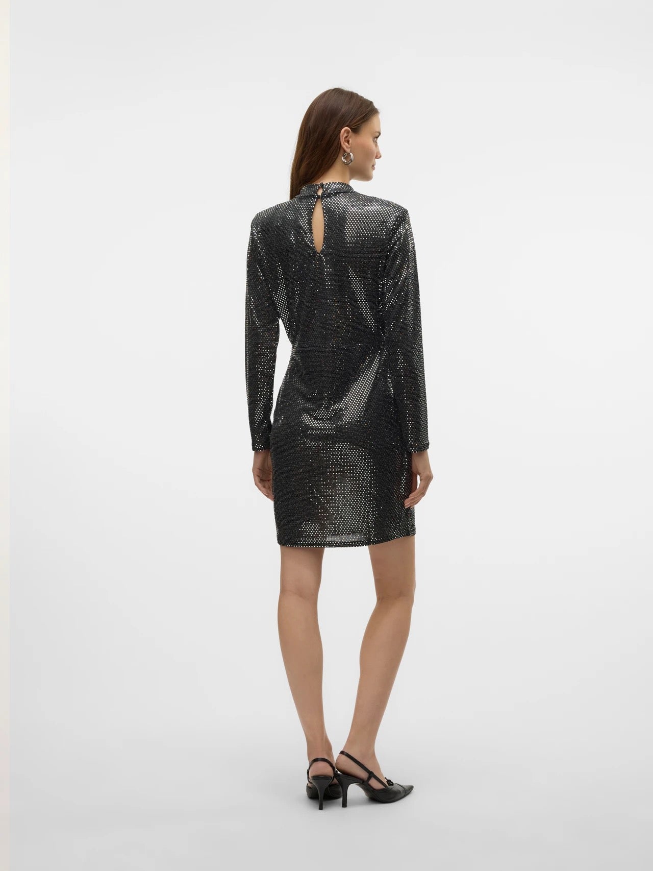 Sequin Dot Dress - Out of the Blue