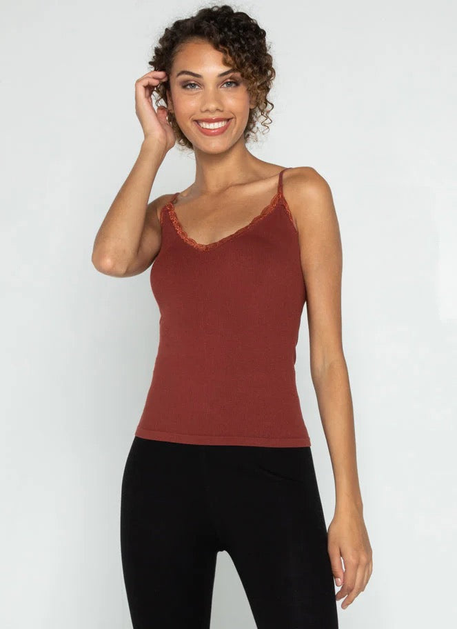 Bamboo Lace Trim Tank