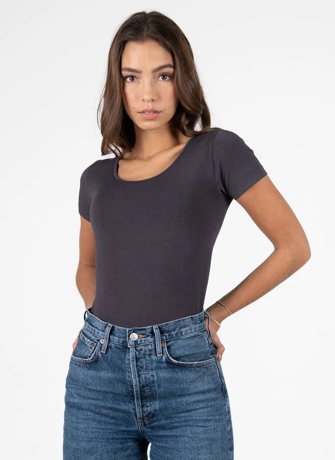 Bamboo Short Sleeve Top - Out of the Blue