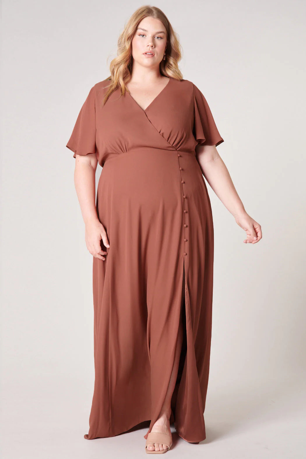 Flutter Sleeve Maxi - Out of the Blue